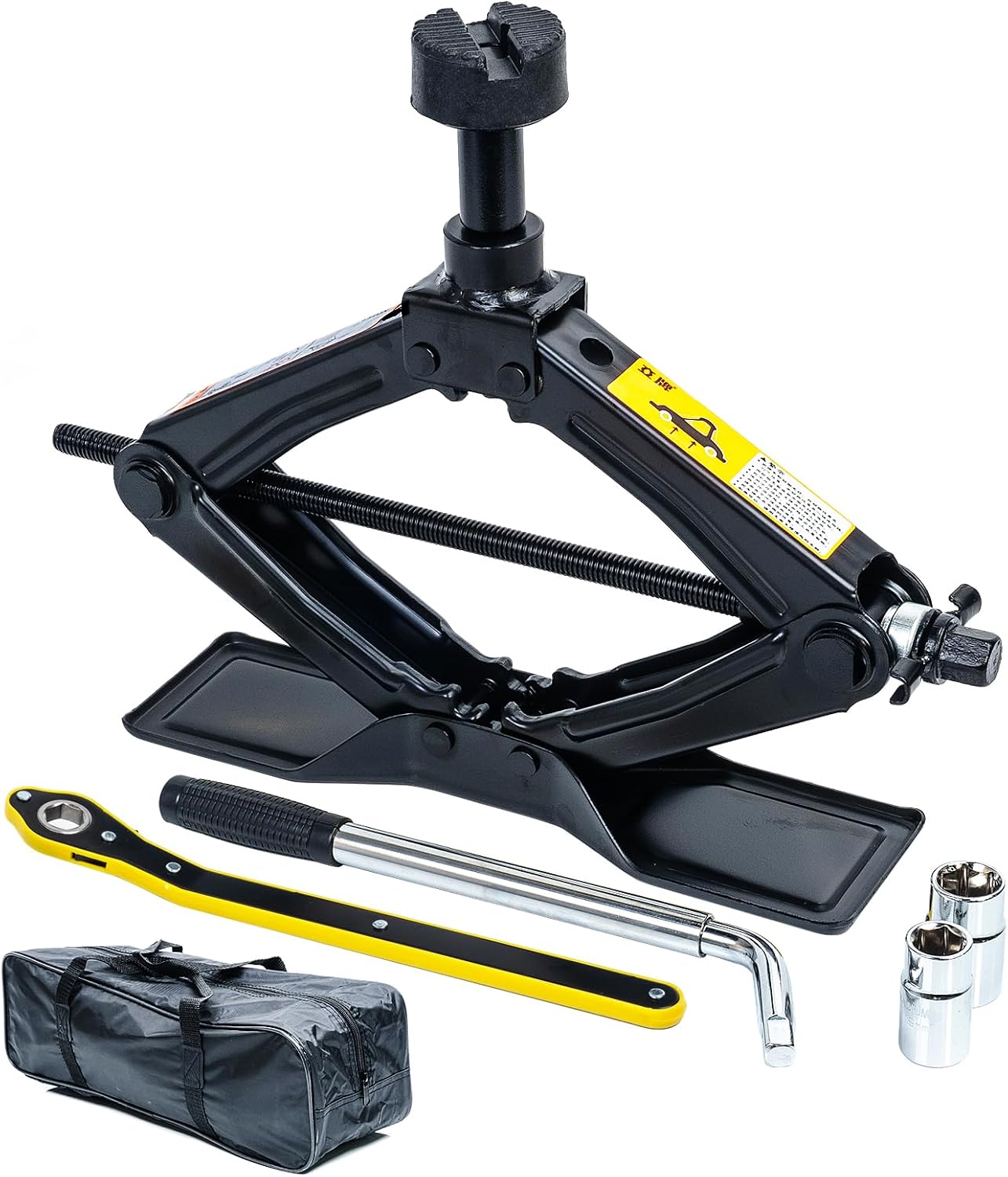 Thumbnail 6 de LEADSTAND 2-ton scissor jack with drill conversion head (labour-saving design)