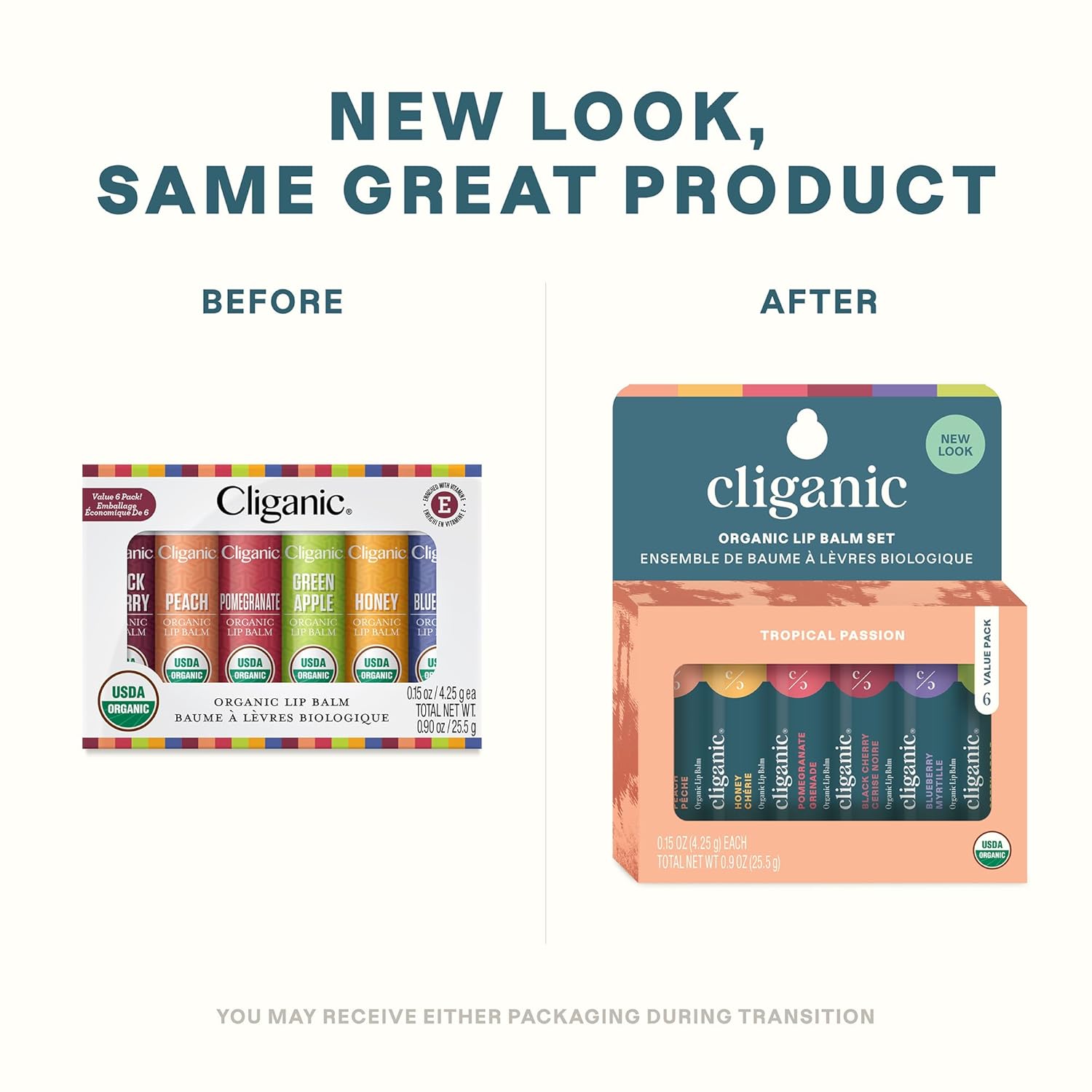 Detalle 2 de Cliganic Organic Lip Balm Set 6-count ๐ฟ๐