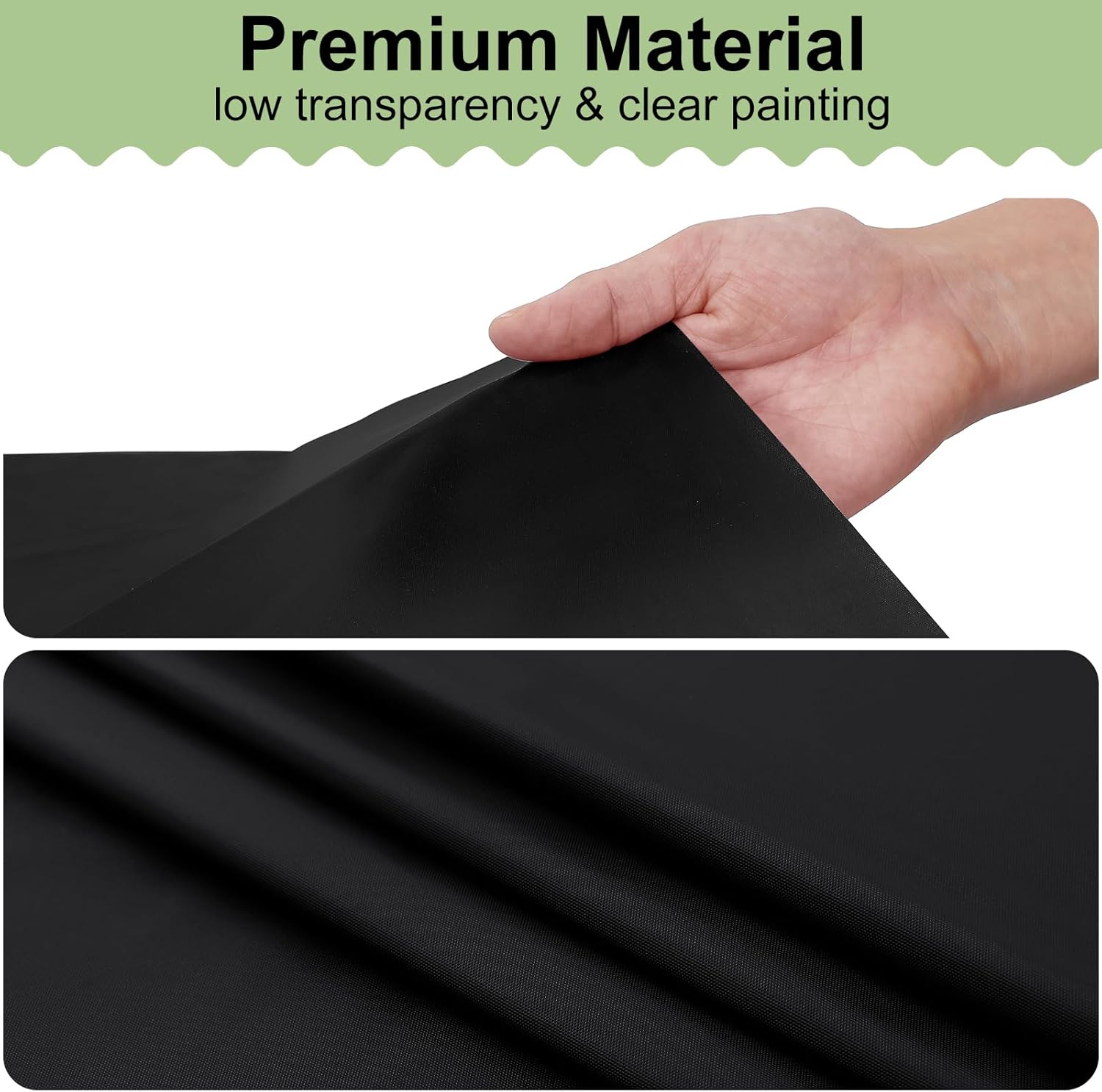Thumbnail 4 de Misaya Black Disposable Tablecloths, 54" x 108