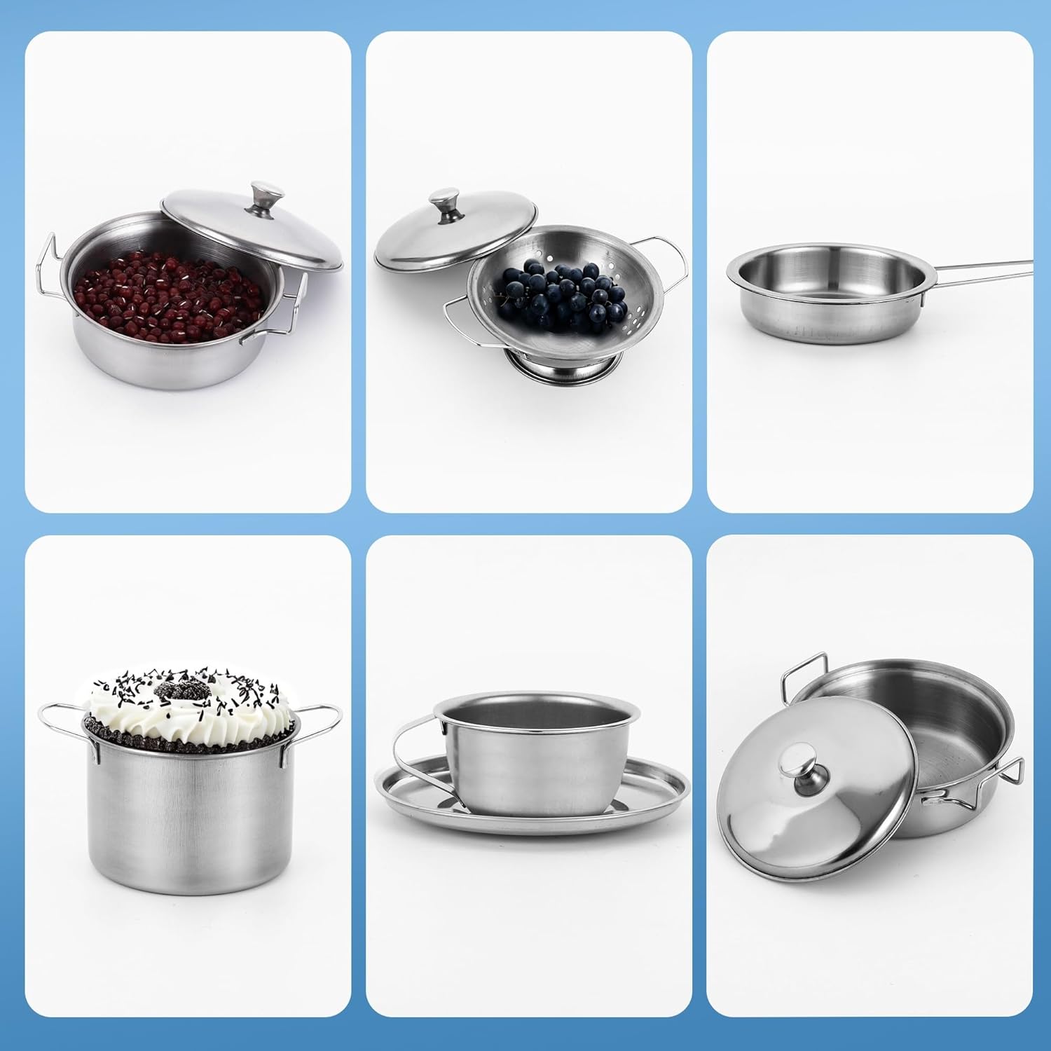 Thumbnail 3 de 17 Piezas Juguetes de Cocina para niños Accesorios