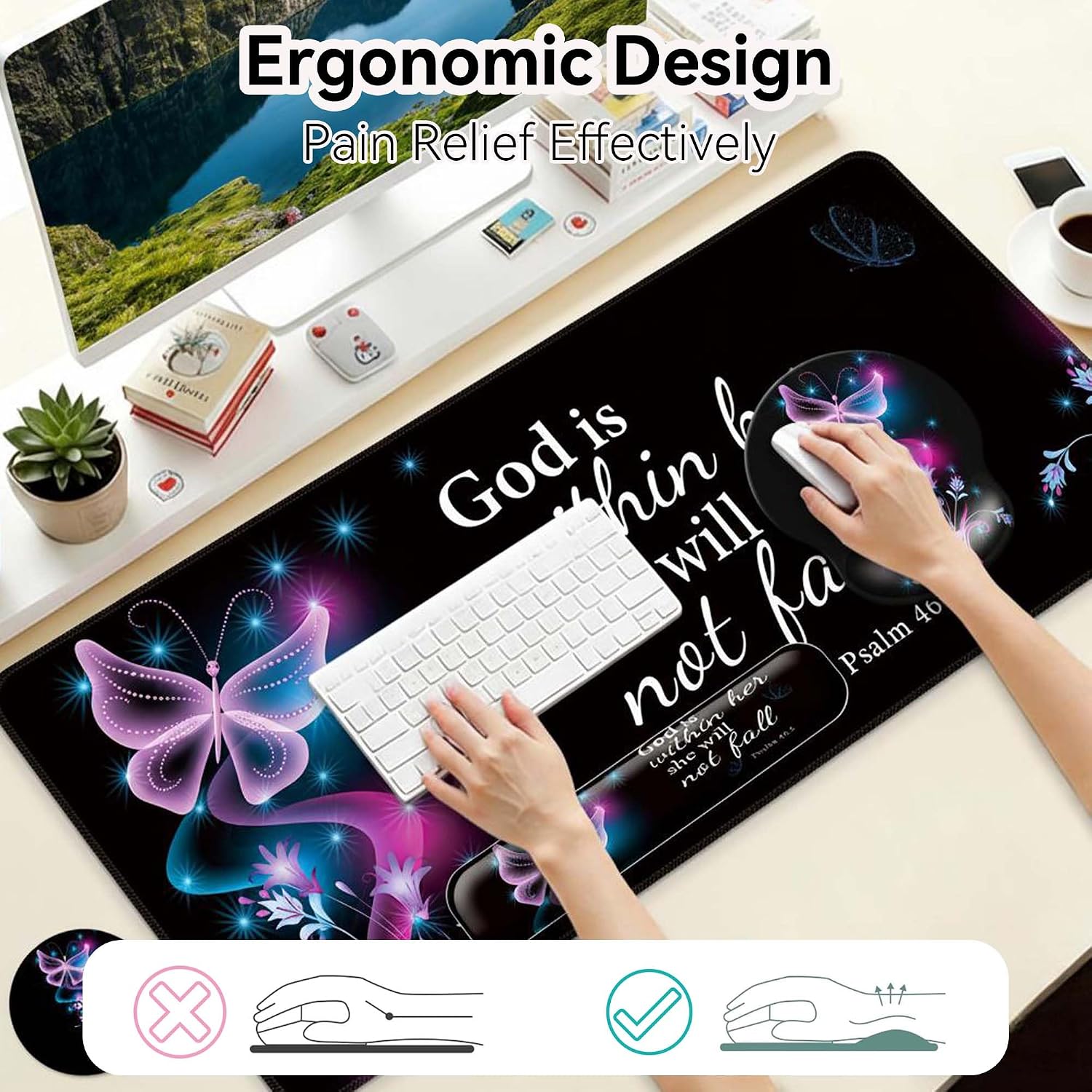 Detalle de VINEBURY Desk Mat Set, Lycra