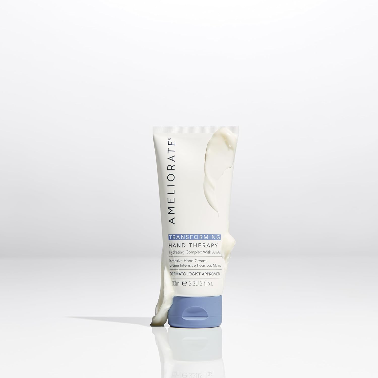 Detalle 2 de AMELIORATE Transforming Hand Therapy 100 ml – exfolierende Handcreme mit Milchsäure (AHA) & Sheabutter für trockene, rissige Hände