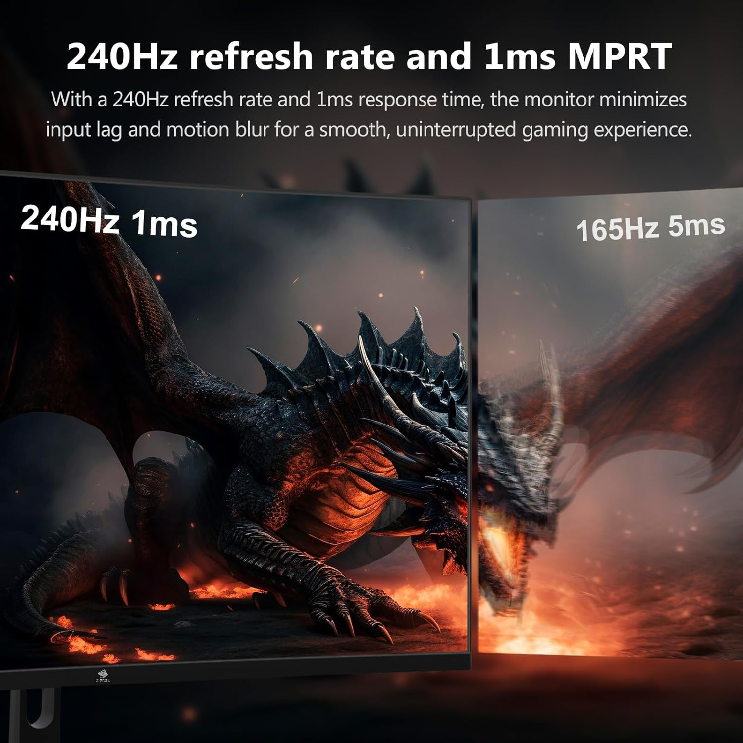 Detalle 2 de Z-Edge 32 Zoll Curved Gaming Monitor 240Hz 1ms