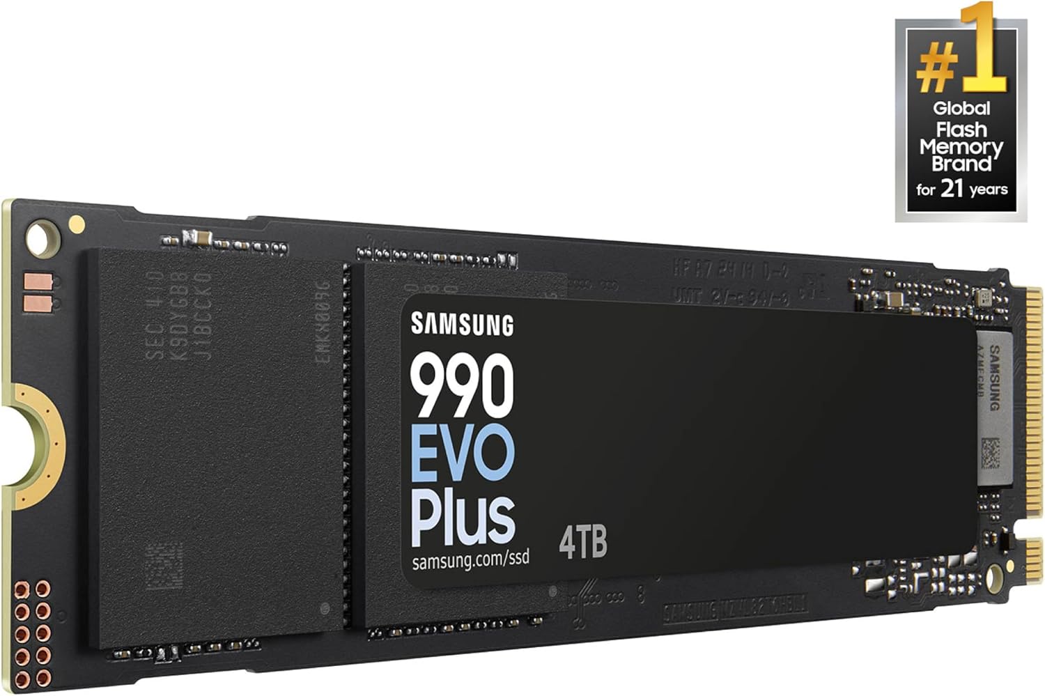 Detalle de Samsung SSD 990 EVO Plus 4TB (PCIe 4.0 x4, M.2 2280) — High-Speed Storage for Large Files