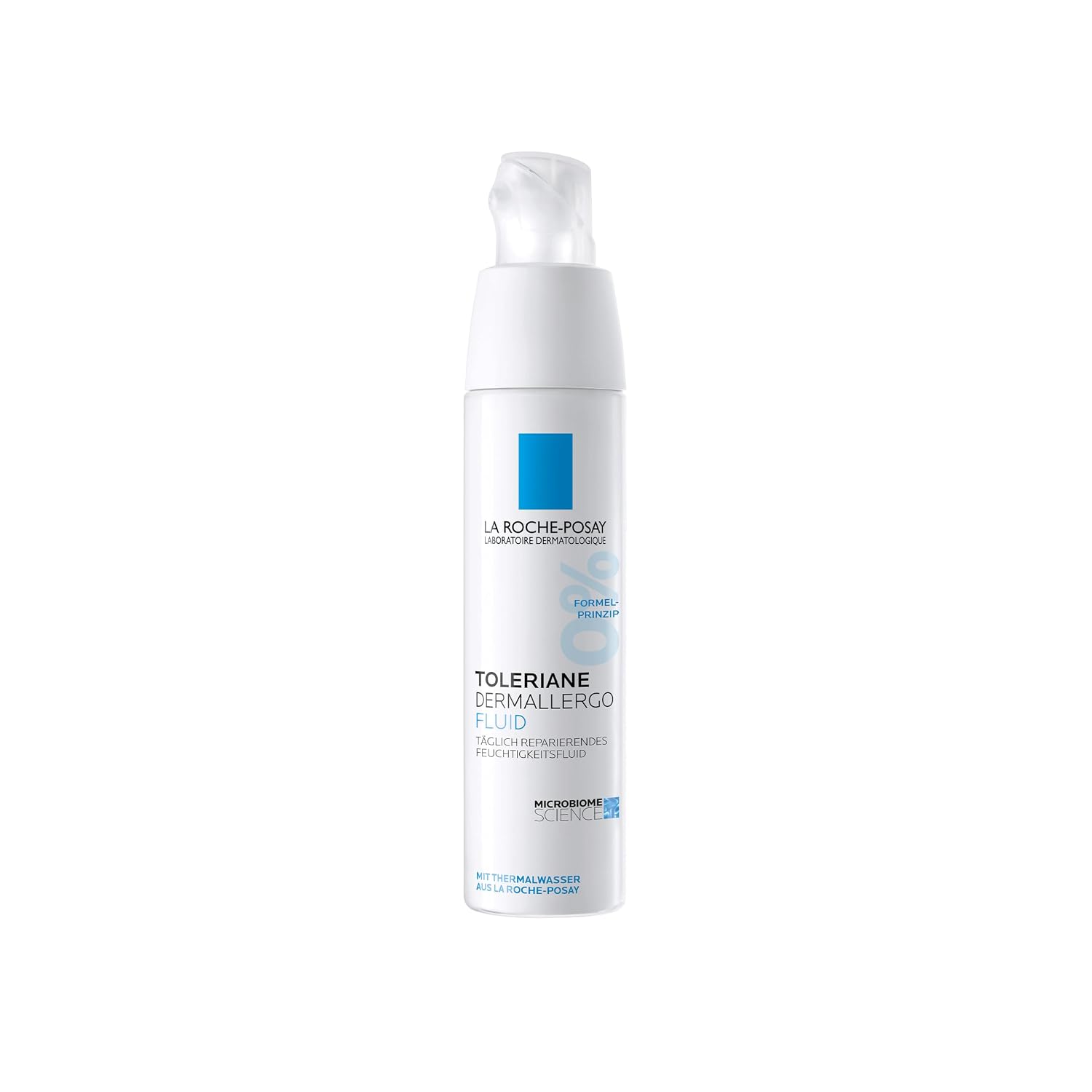 Detalle de La Roche-Posay Toleriane Dermallergo regenerierendes Gesichtsfluid für empfindliche, zu Allergien neigende Haut (40 ml)