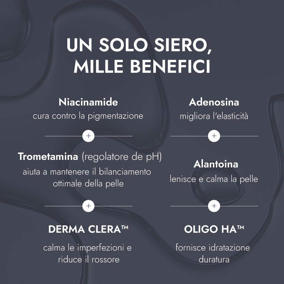 Thumbnail 6 de Booster siero con 7 peptidi Vergan 150 ml (7 vasetti da serbatoio) per effetto glass skin e pori più raffinati