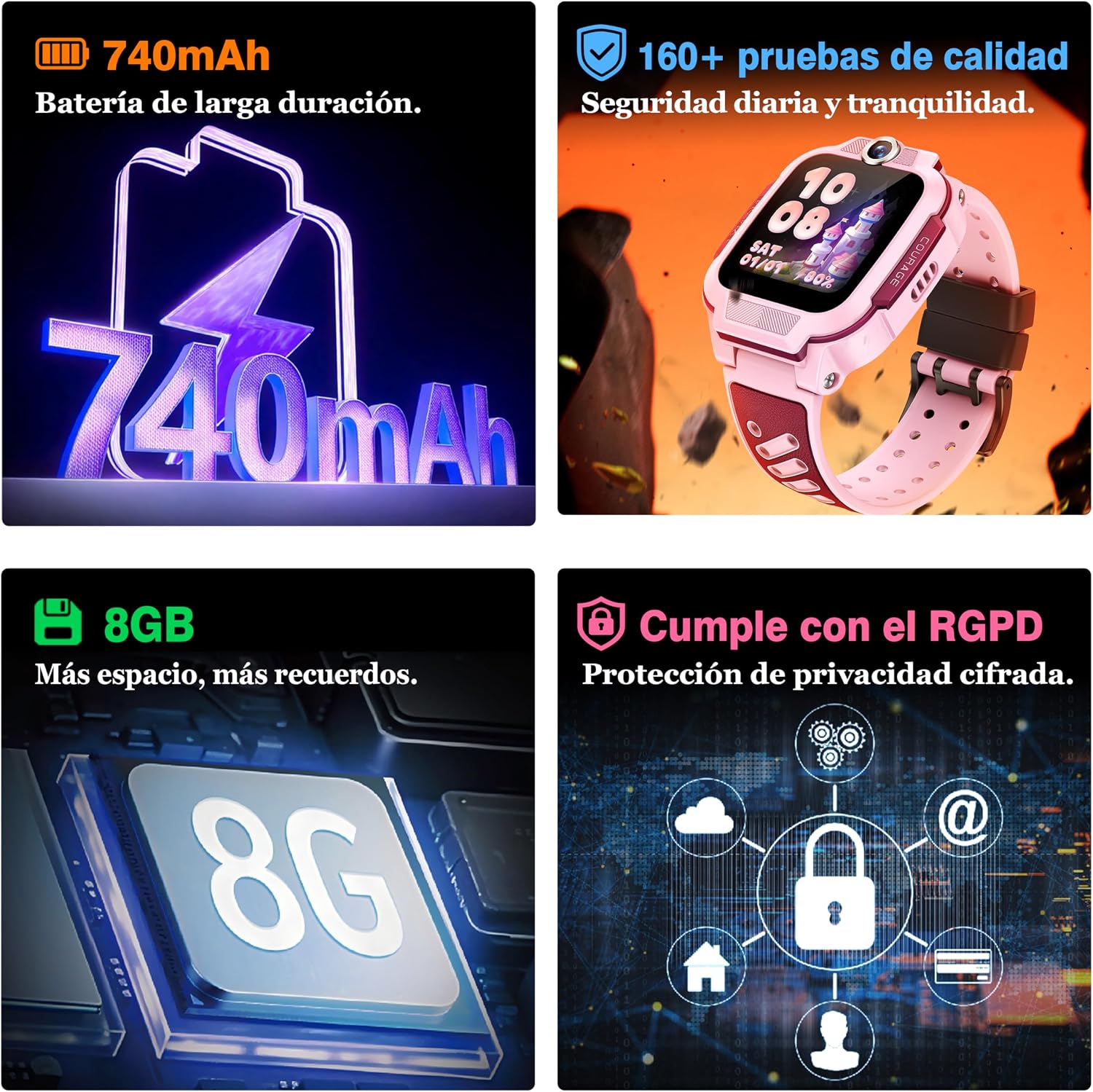 Thumbnail 5 de imoo Z3 Reloj Inteligente para Niño con GPS, llamadas y videollamada 4G