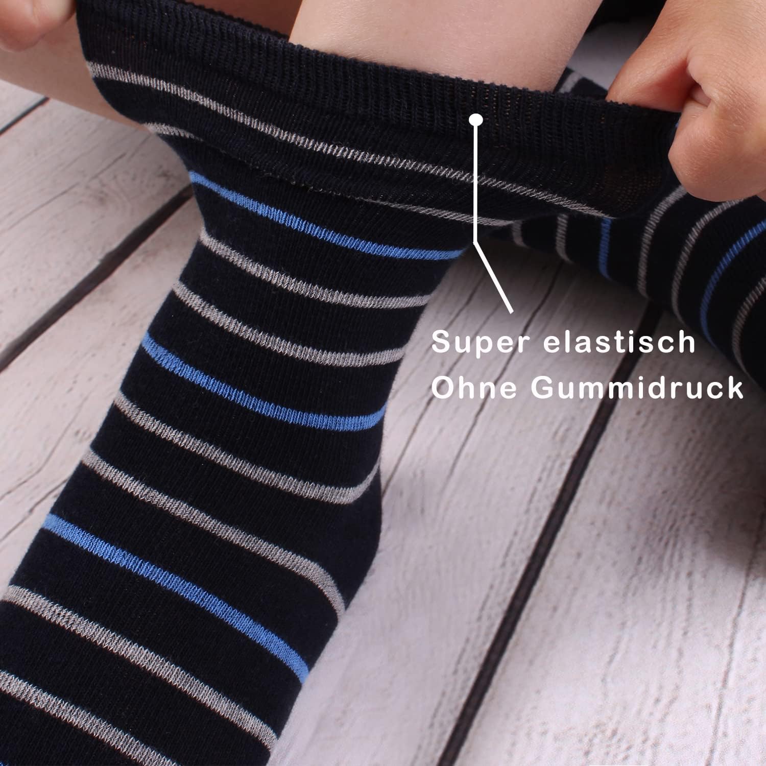 Thumbnail 5 de L&K-II calzini navy in spugna, 10 paia