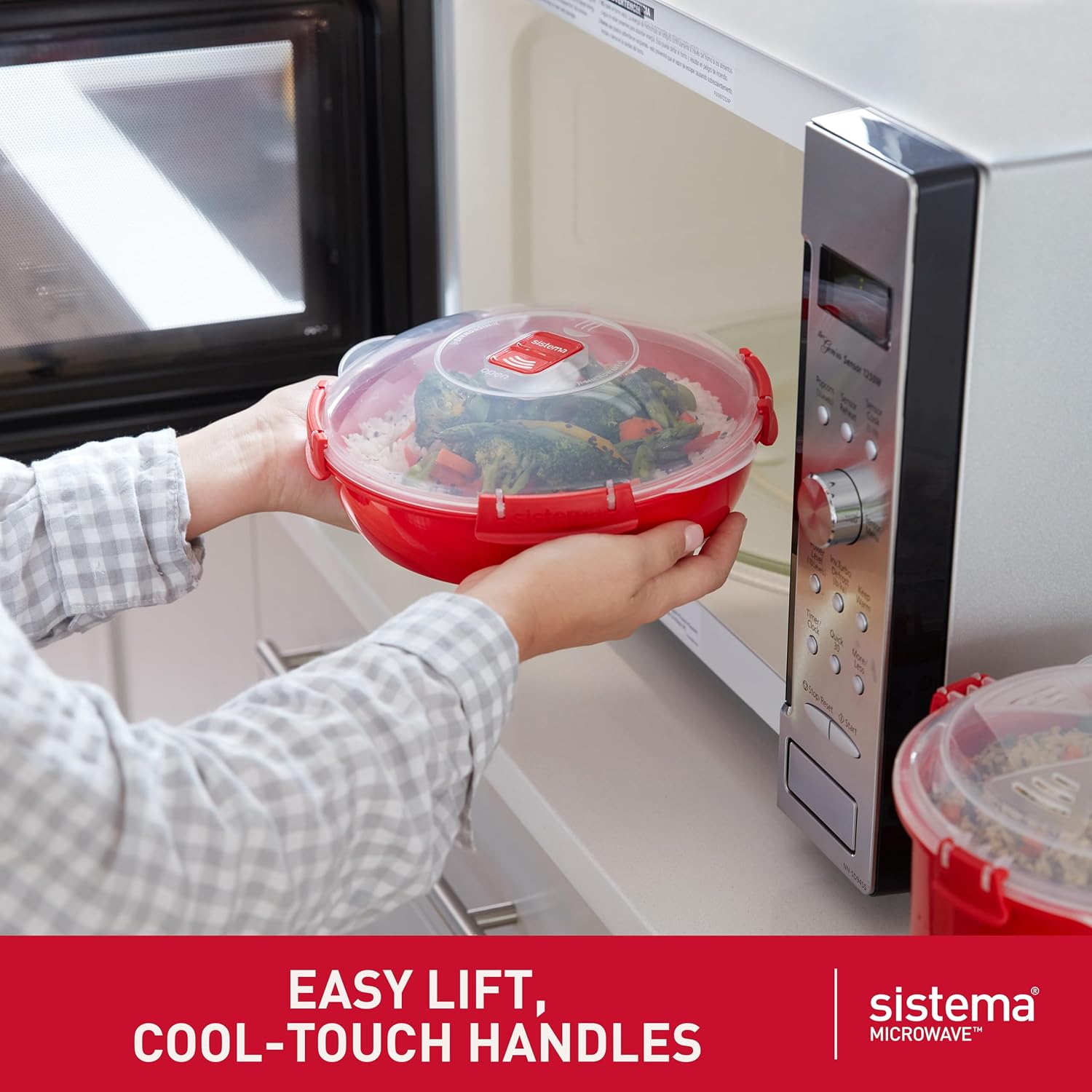 Detalle 2 de Round Microwave Container 1.3 L