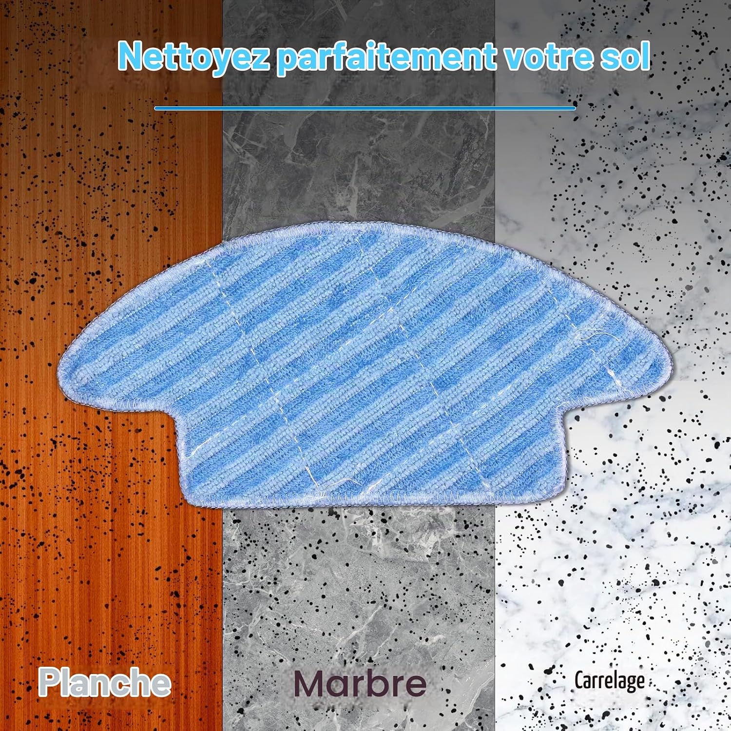Detalle 2 de COWINORY accessoireset voor Lefant M210 en OKP Life robotstofzuigers, 22 stuks