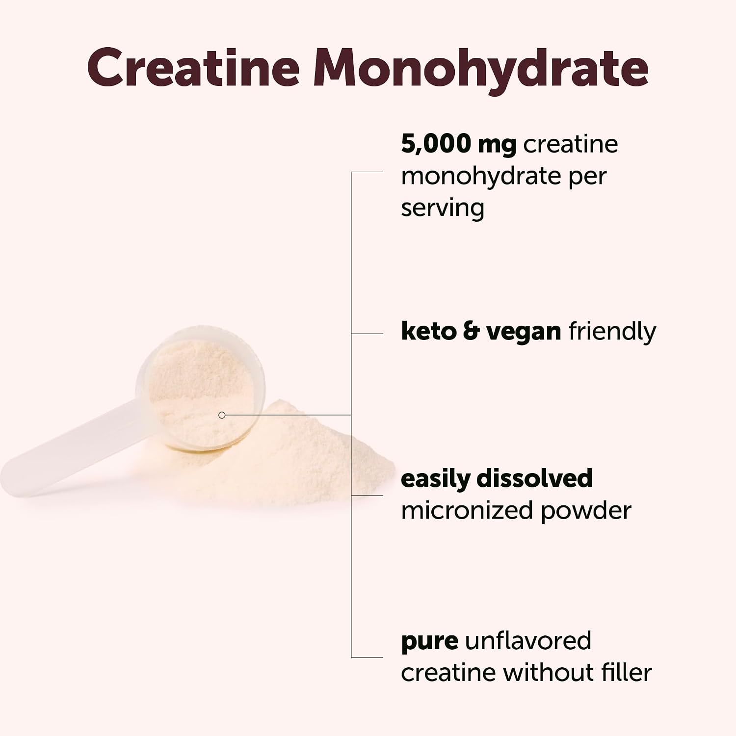 Thumbnail 2 de Micro Ingredients CRE-0500 Creatine Monohydrate Powder, 1 kg, Unflavored