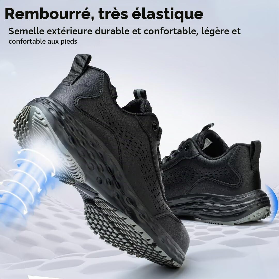 Detalle 2 de Antislip-veiligheidsschoenen voor heren en dames, licht en ademend