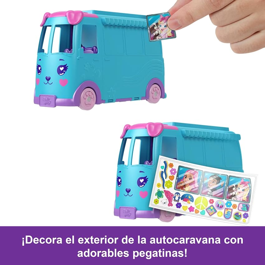 Thumbnail 5 de Polly Pocket Maleta de Vacaciones sobre Ruedas 🎒 con Muñecas