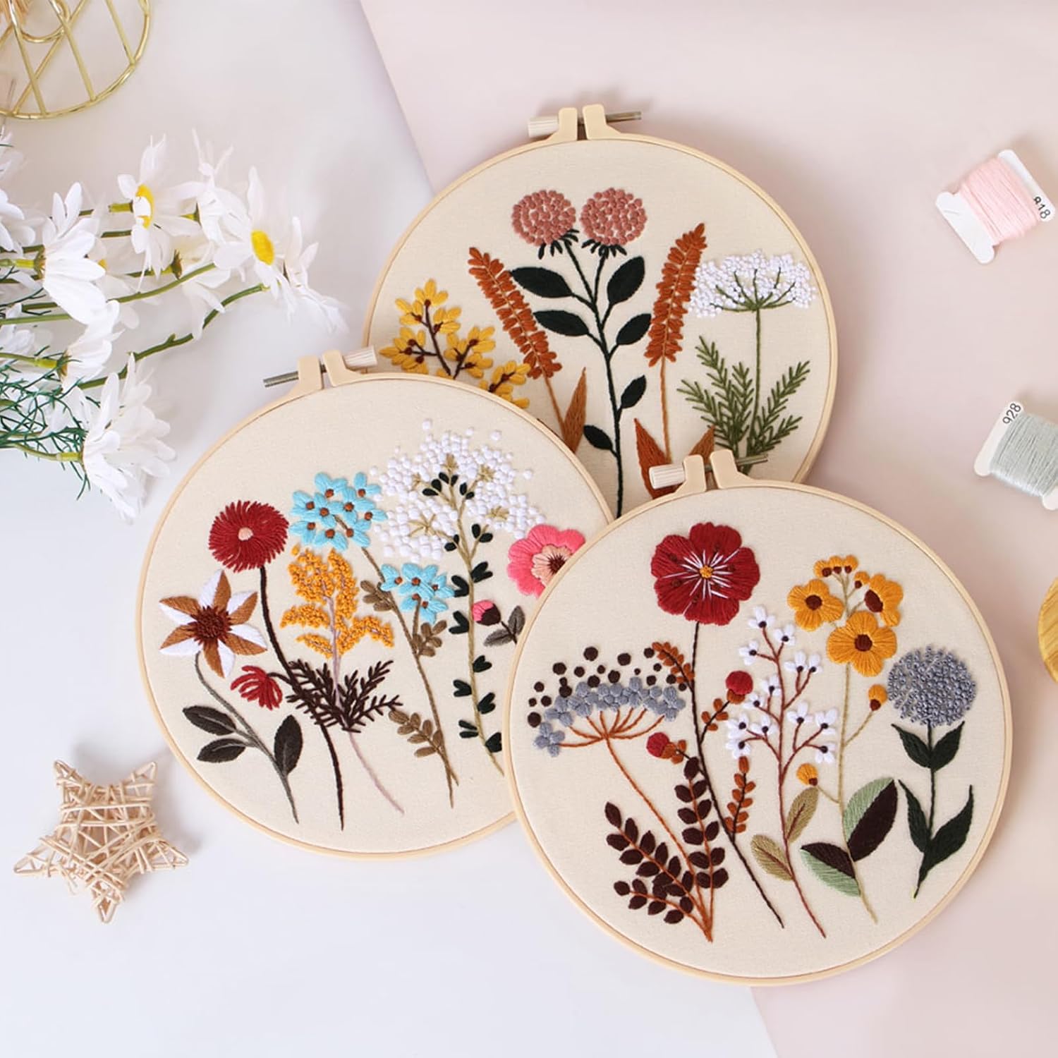 Detalle de Smart-Feather 3 Embroidery Kit for Beginners