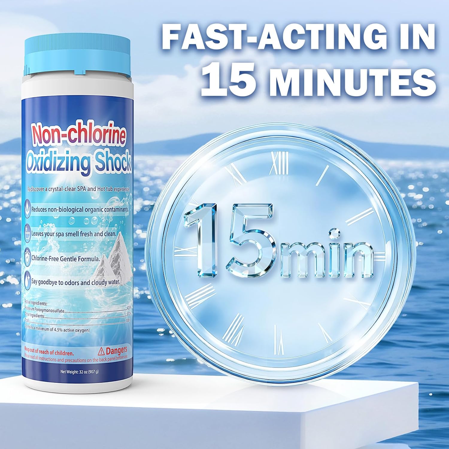 Thumbnail 4 de Chlorine-Free Hot Tub Shock Oxidizer 2 lb