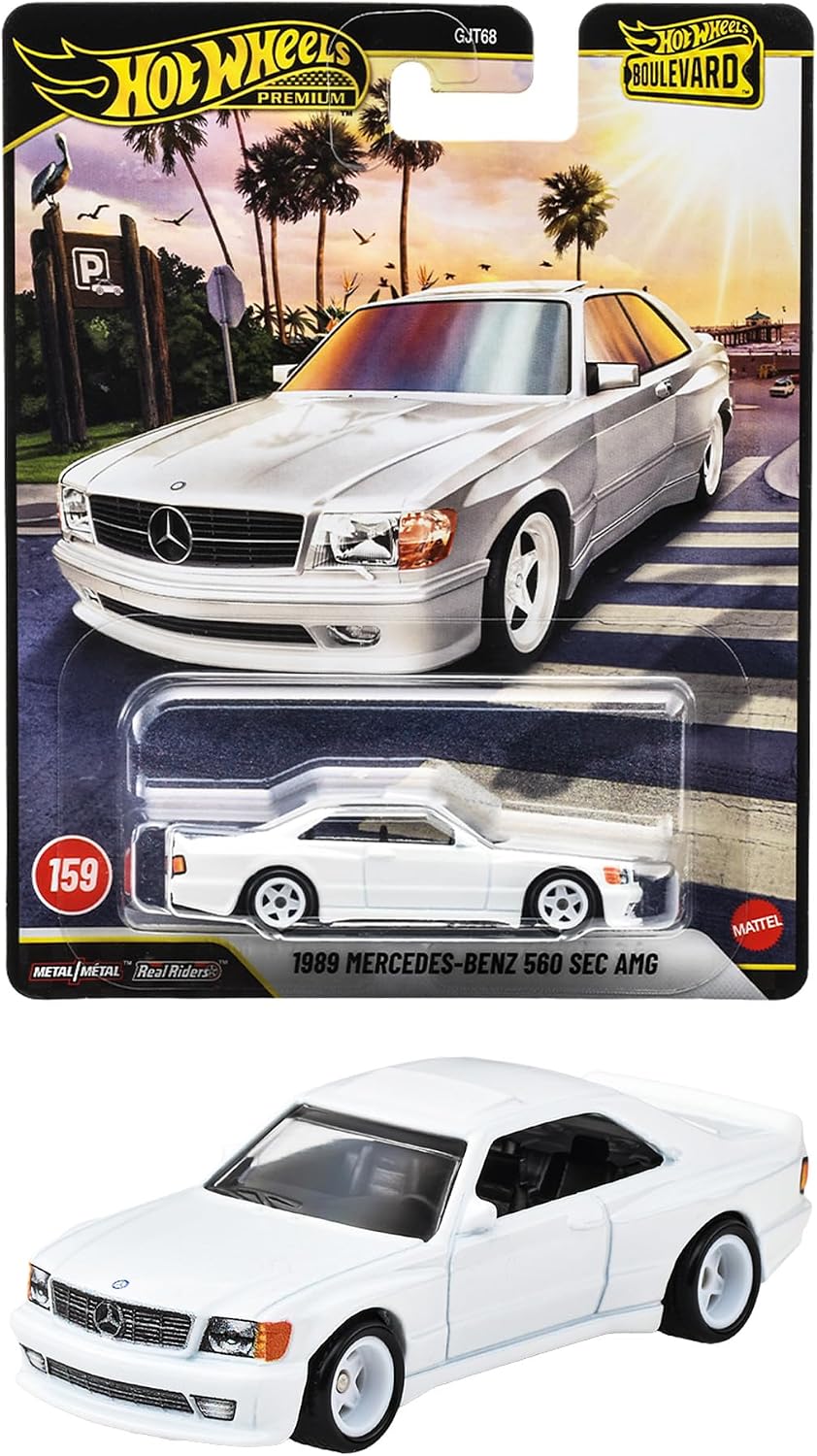 Detalle de ホットウィール JHW37 ブールバード 1989 メルセデス・ベンツ 560SEC AMG 1:64 ミニカー
