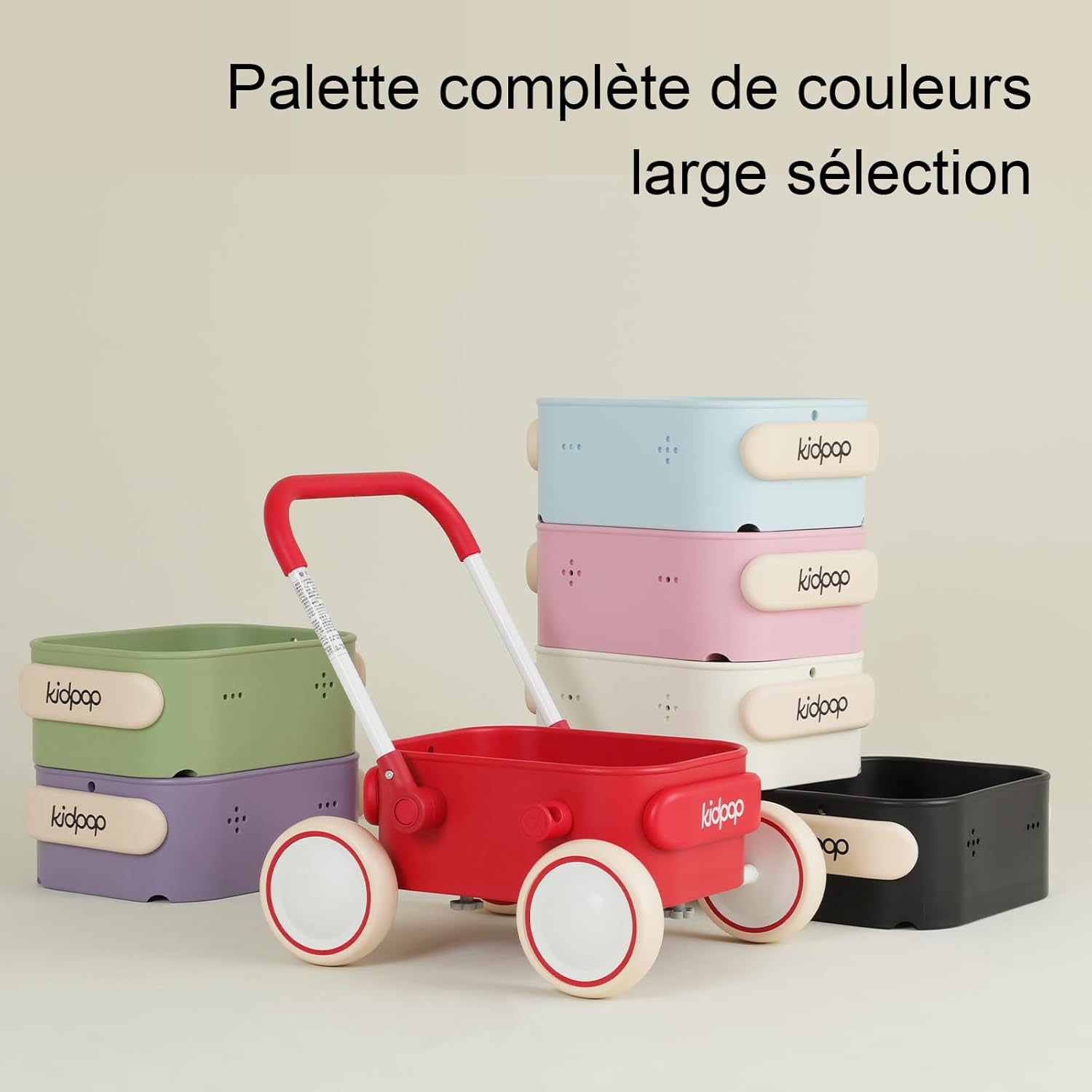 Thumbnail 5 de Kidpop PULA trotteur bébé multifonction (chariot de marche) vert, pour 7 mois à 3 ans