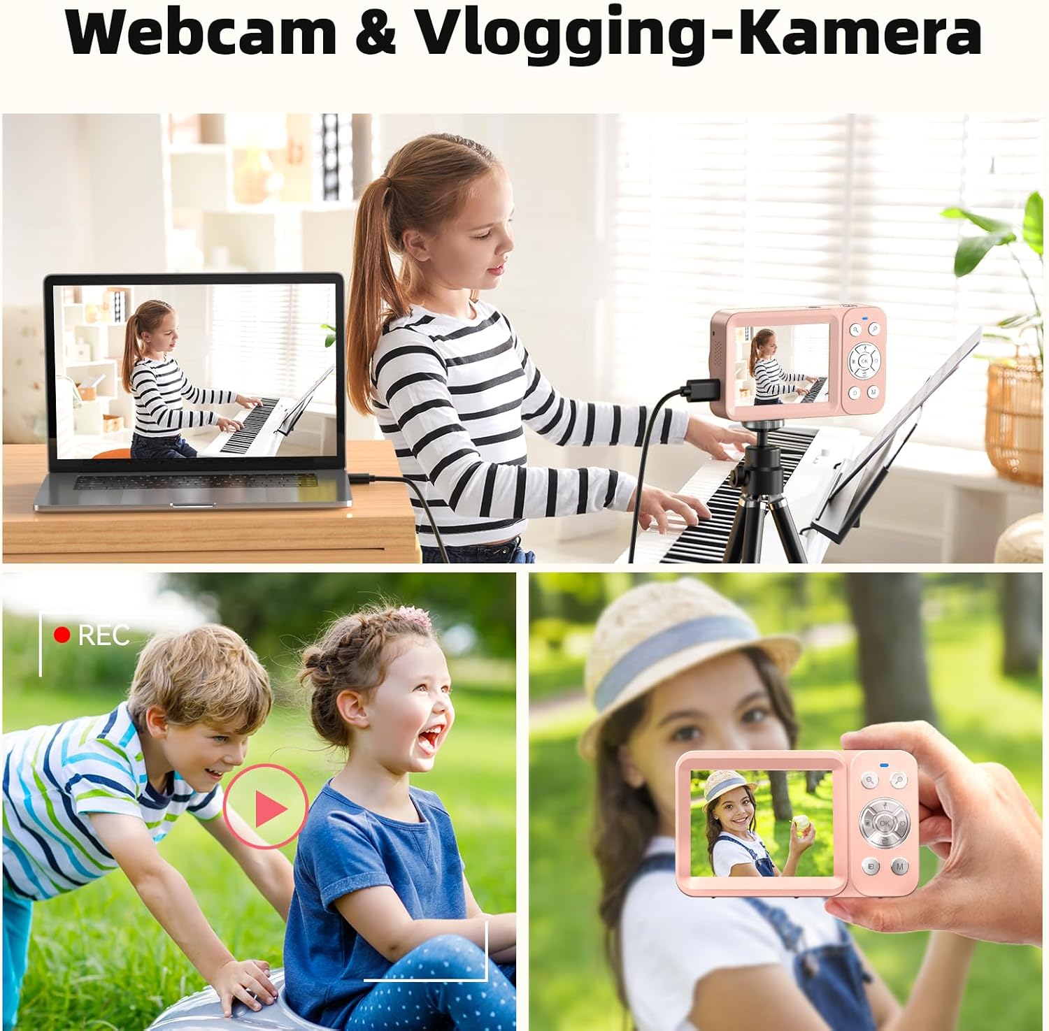 Thumbnail 5 de Digitalkamera 64MP Vlogging 4K
