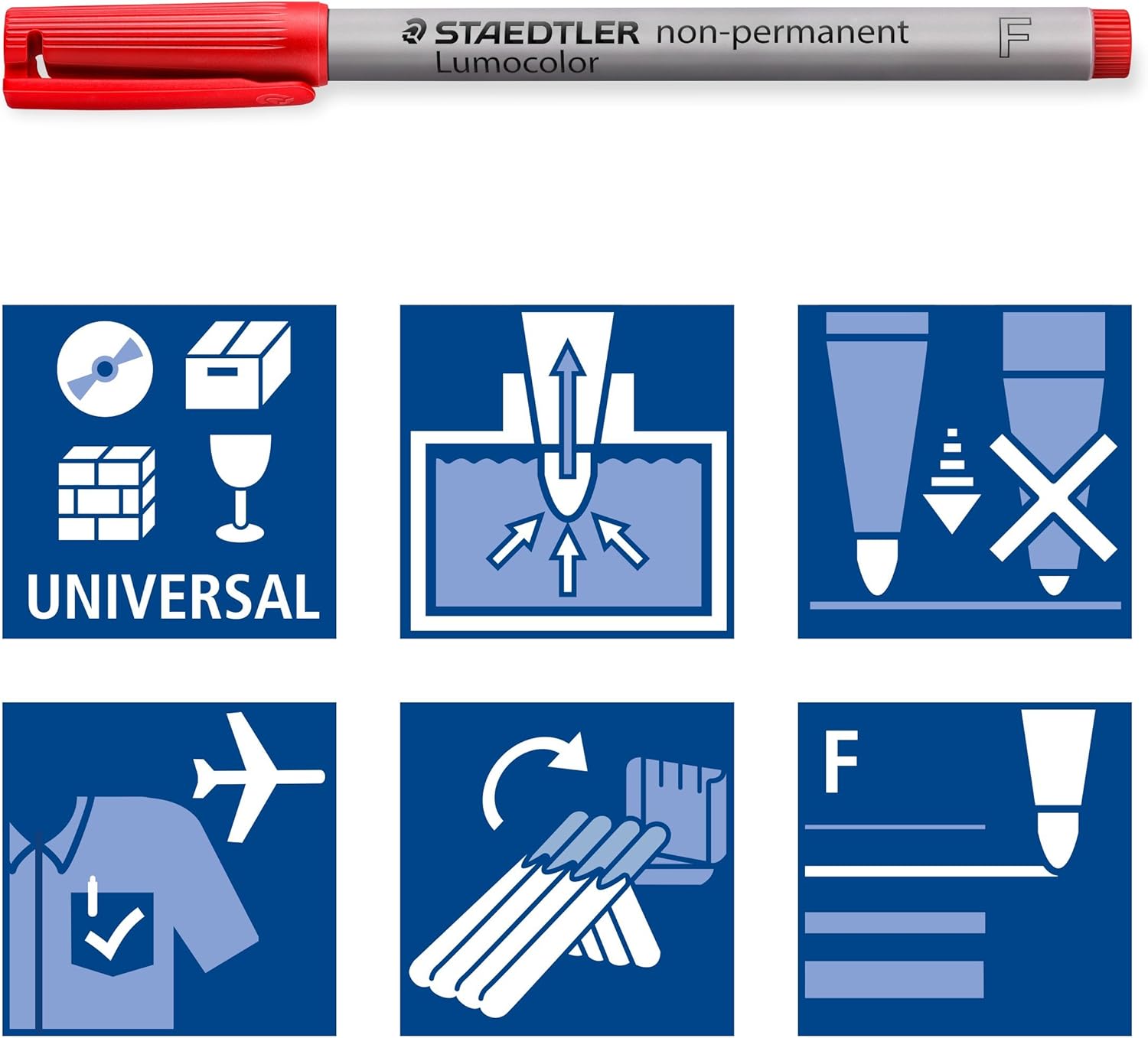 Thumbnail 5 de Staedtler Lumocolor 316 feutres 0,6 mm ✏️