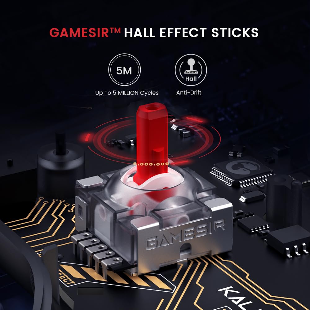 Thumbnail 1 de GameSir Kaleid Controller Transparent Black