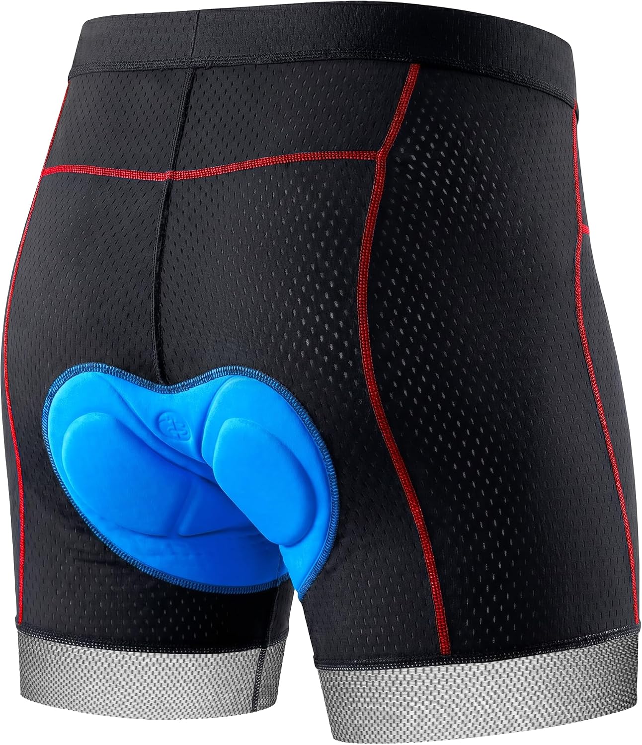 Detalle de Souke Sports PS6018 Men's 4D Padded Cycling Liner Shorts