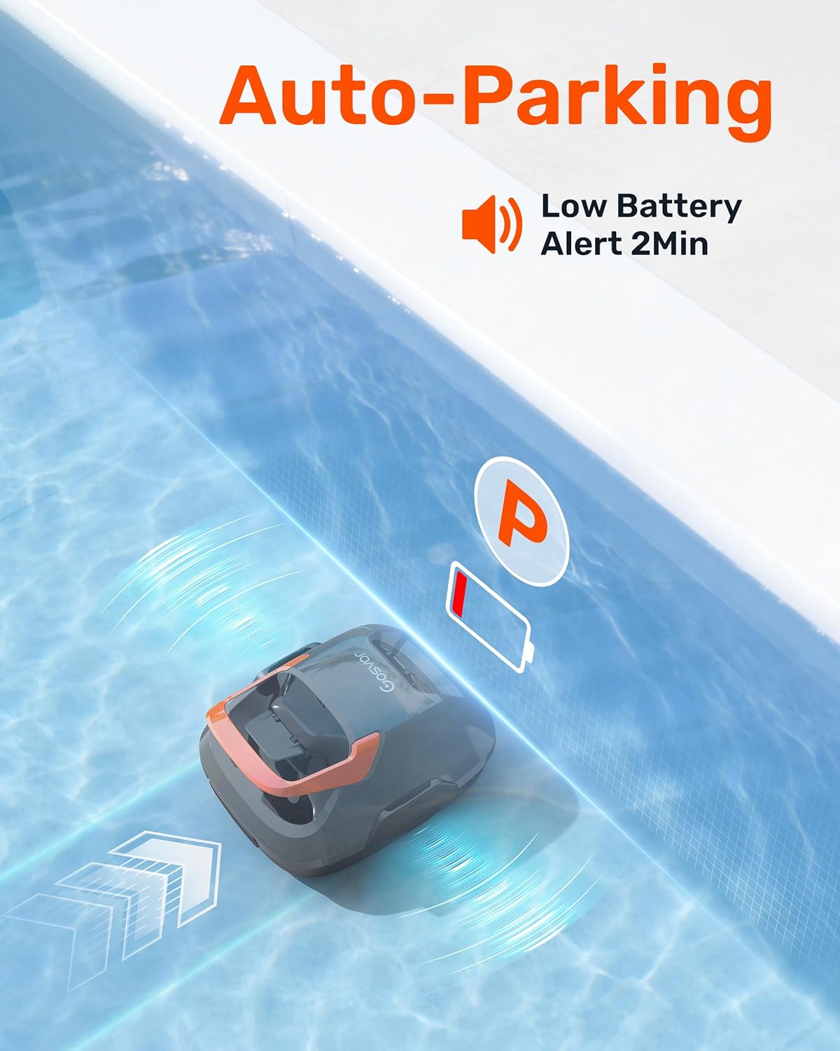Thumbnail 4 de Gosvor Robotic Pool Cleaner Cordless – Efficient Cordless Pool Vacuum for Above Ground Pools