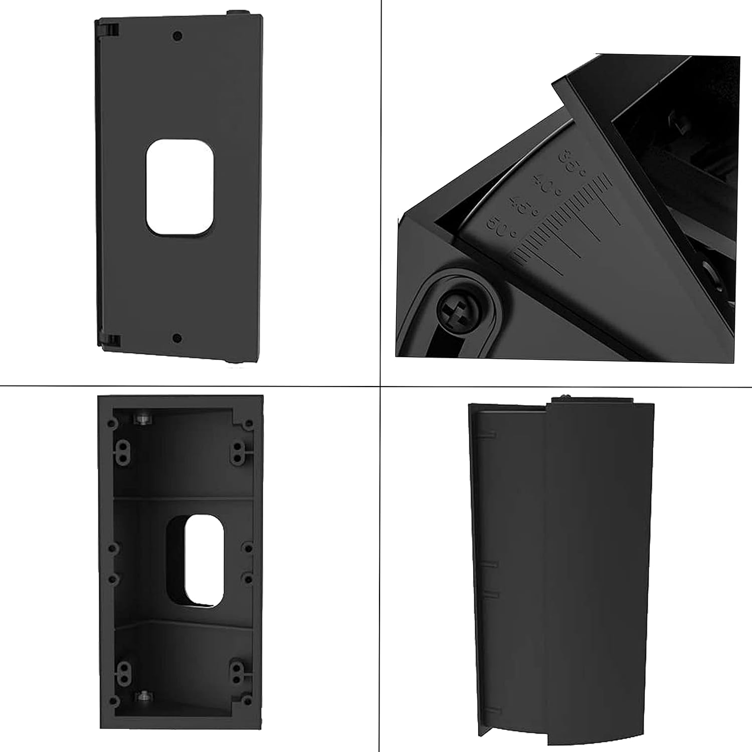 Thumbnail 2 de YUWING Adjustable Angle Mount for Video Doorbell 2/3/3 Plus/4 – Replacement Wedge Kit