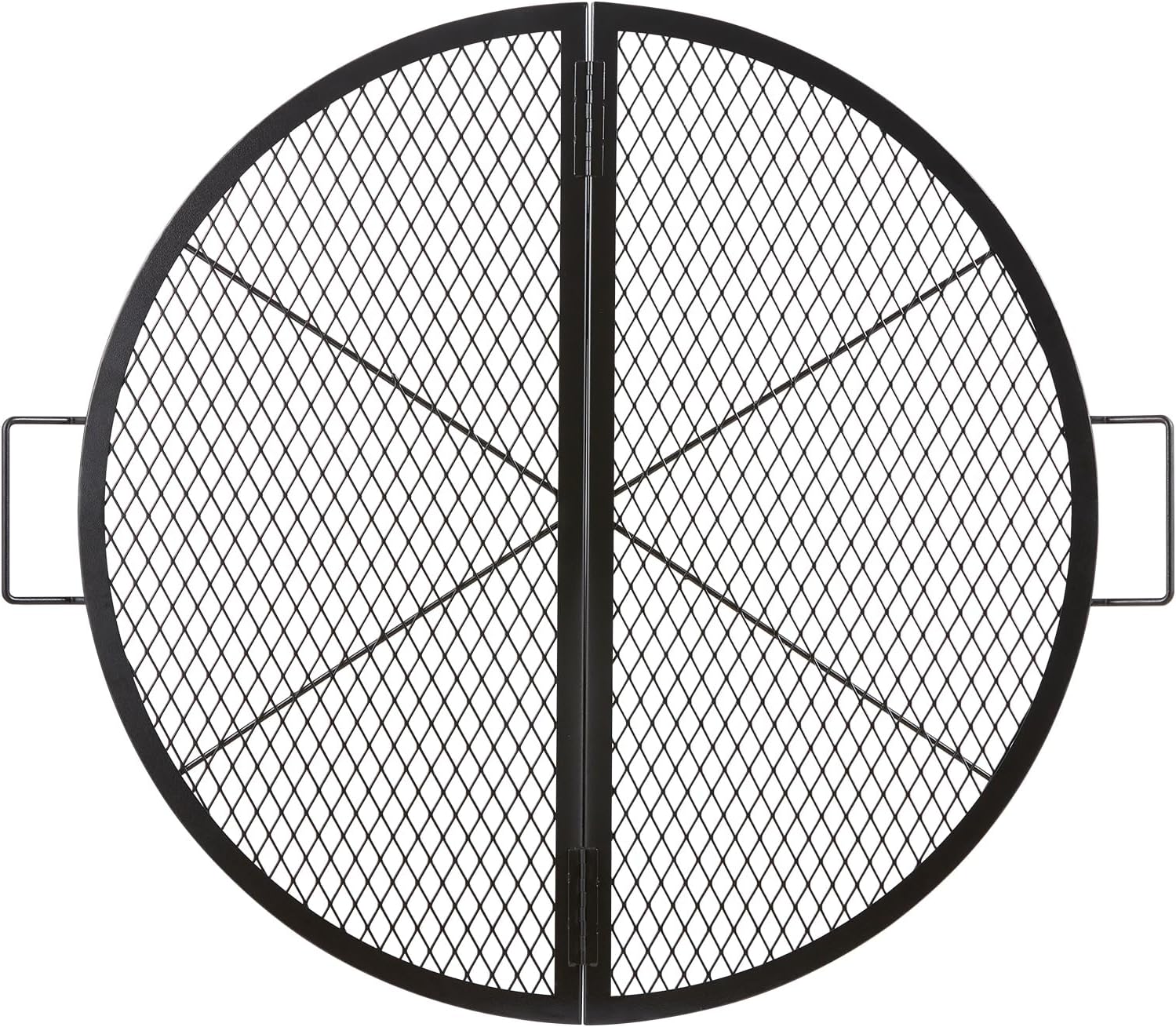 Detalle de VEVOR JY-MY-YKW36-ZD 36-Inch Foldable Steel Fire Pit Grill Grate