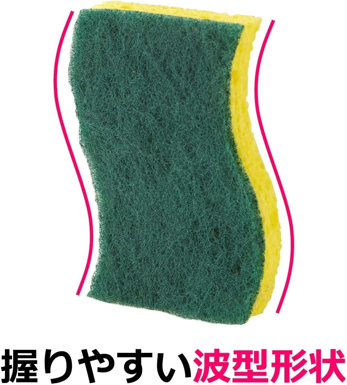 Detalle de 3M スコッチ・ブライト C-31S-6P セルローススポンジたわし 6個入り 焦げ・こびりつき汚れ用