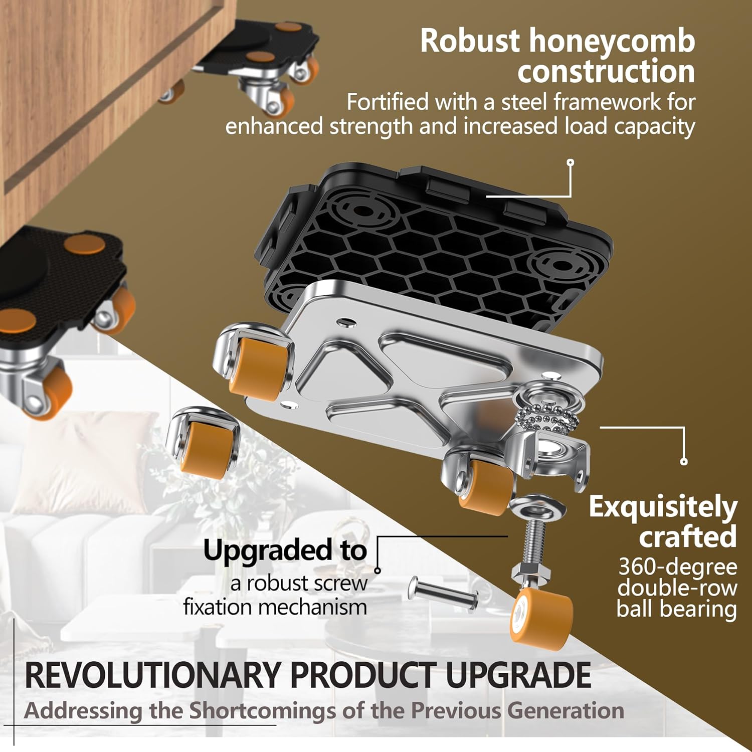 Thumbnail 3 de ONEON Ensemble Pro déplace meubles 300 kg 🧰