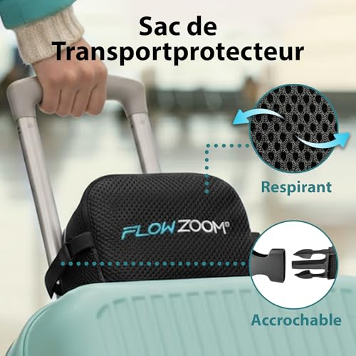 Thumbnail 6 de FLOWZOOM Dream, coussin de voyage en mousse à mémoire de forme, gris