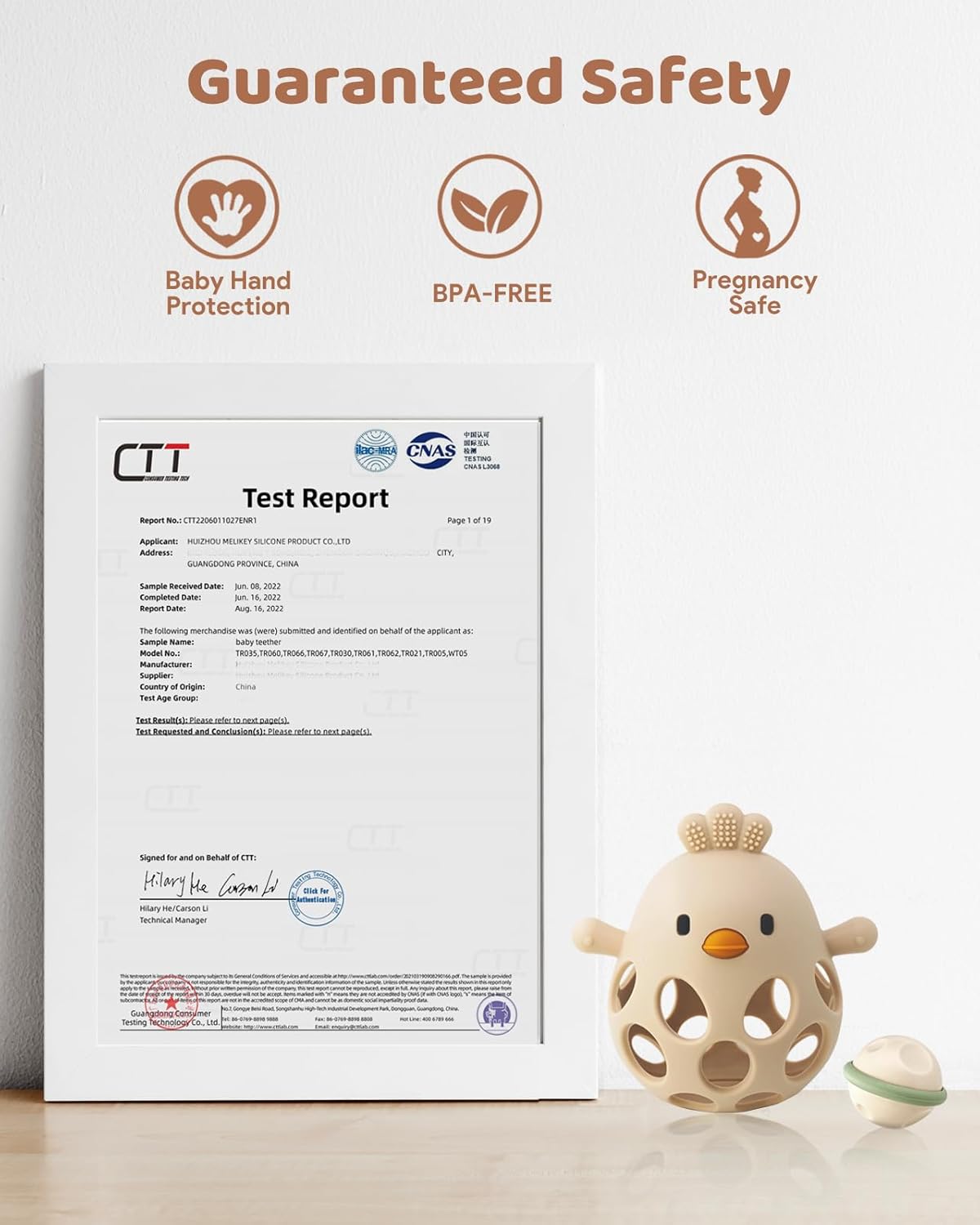 Thumbnail 6 de ChooKaChoo 2-in-1 Baby Teething Rattle Toy (3–12 Months) — Food-Grade Silicone Teether & Rattle