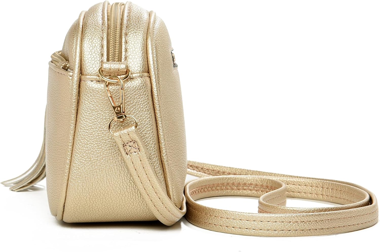 Thumbnail 2 de FULEI Tassel Crossbody Bag for Women – Small, Lightweight Faux Leather with Detachable Strap