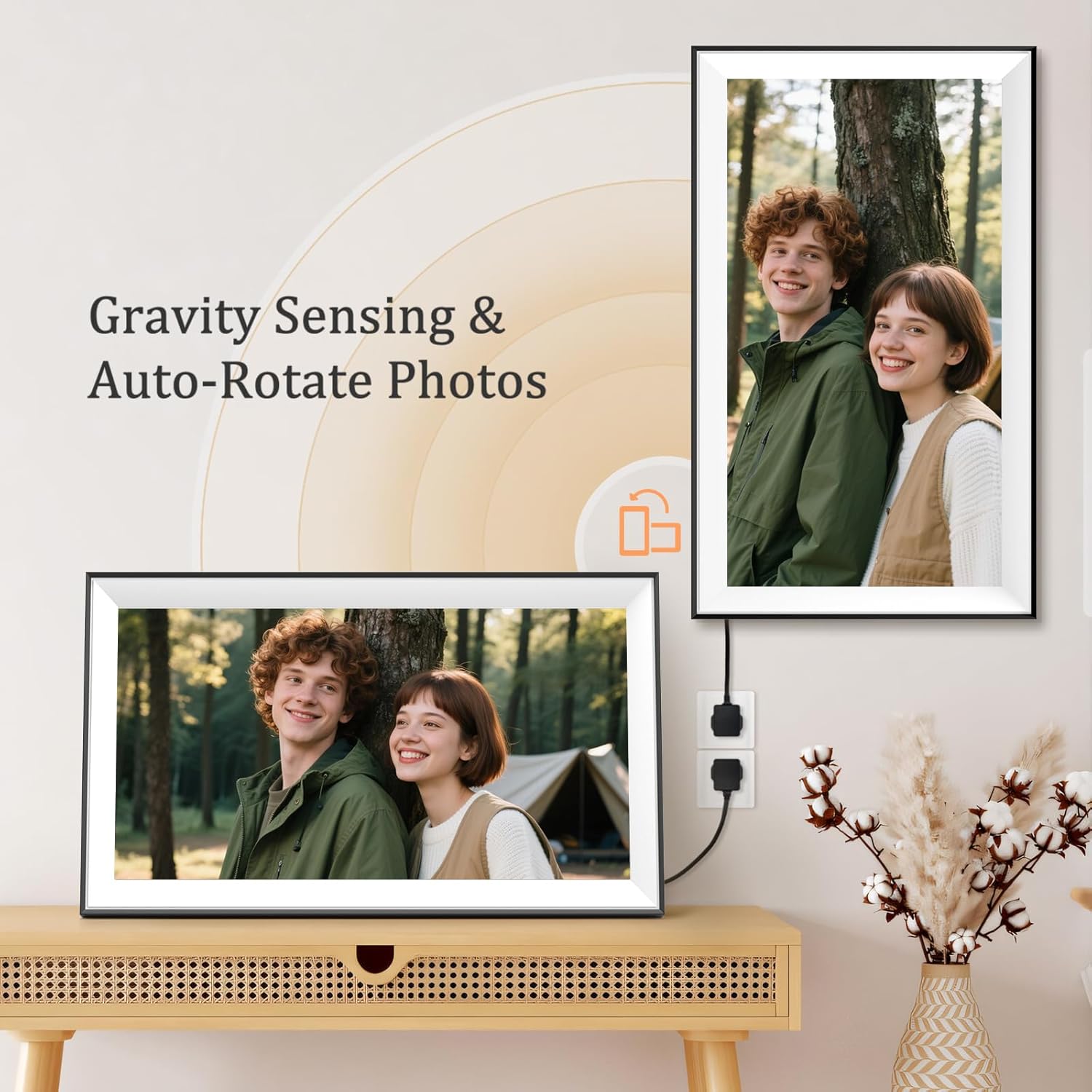 Thumbnail 3 de Hesmor 15.6 Inch Digital Photo Frame 32GB