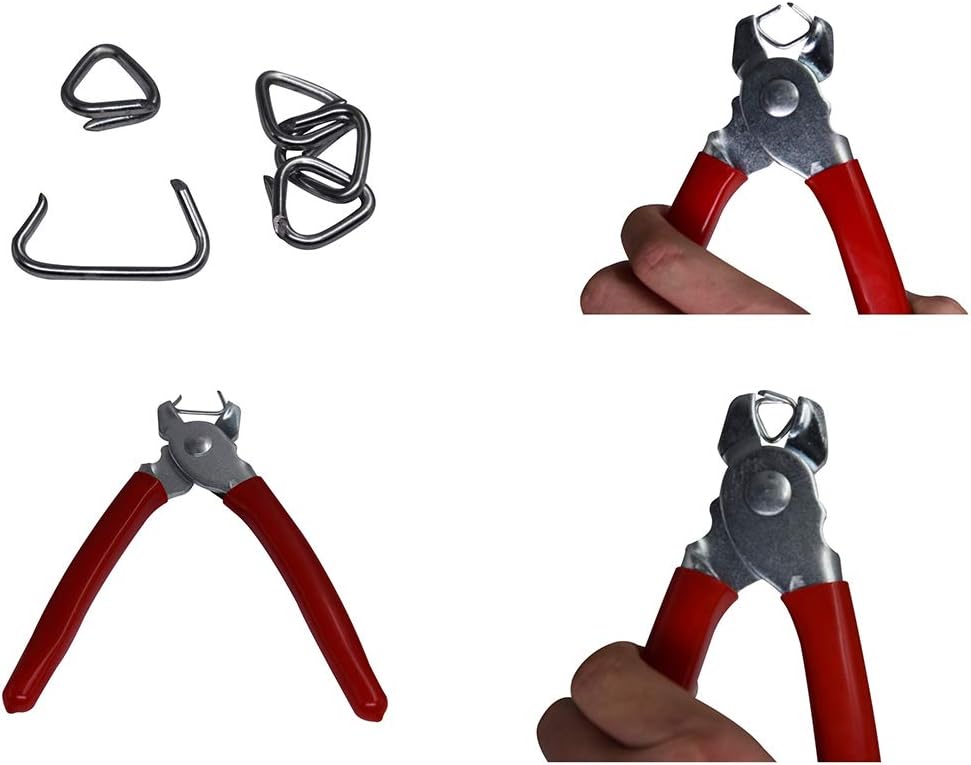 Thumbnail 1 de HARDK Hog Ring Pliers Set, 300 galvanized rings