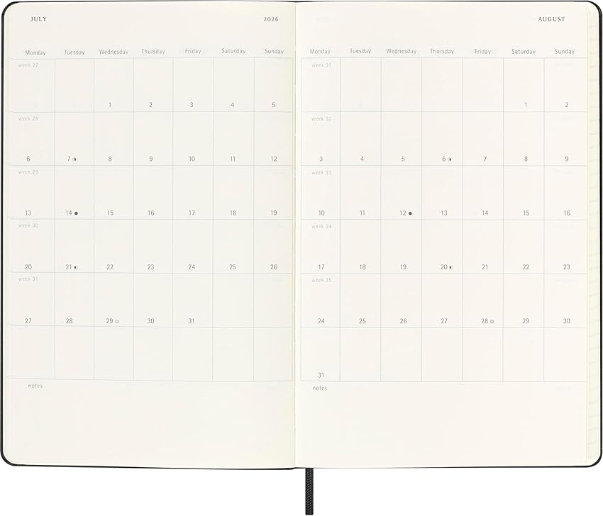 Thumbnail 5 de Moleskine Weekly Planner agenda semanal 18 meses