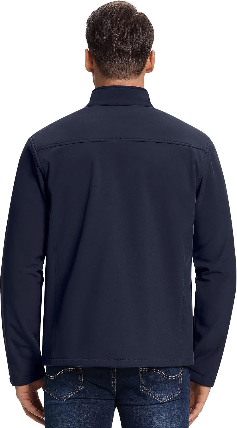 Detalle de 33,000ft Men’s Waterproof Softshell Jacket with Fleece Lining and Zip Pockets