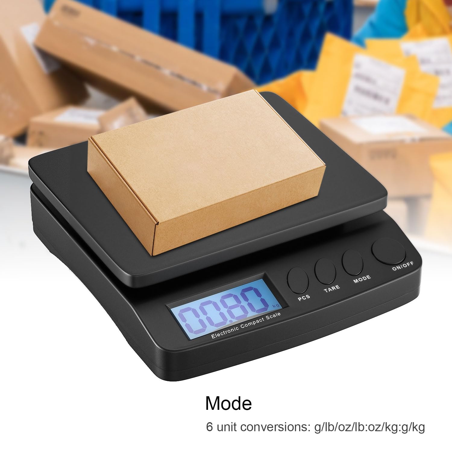 Detalle 2 de Anesty Digitale Paketwaage bis 30 kg – präzise, vielseitig und zuverlässig im Alltag