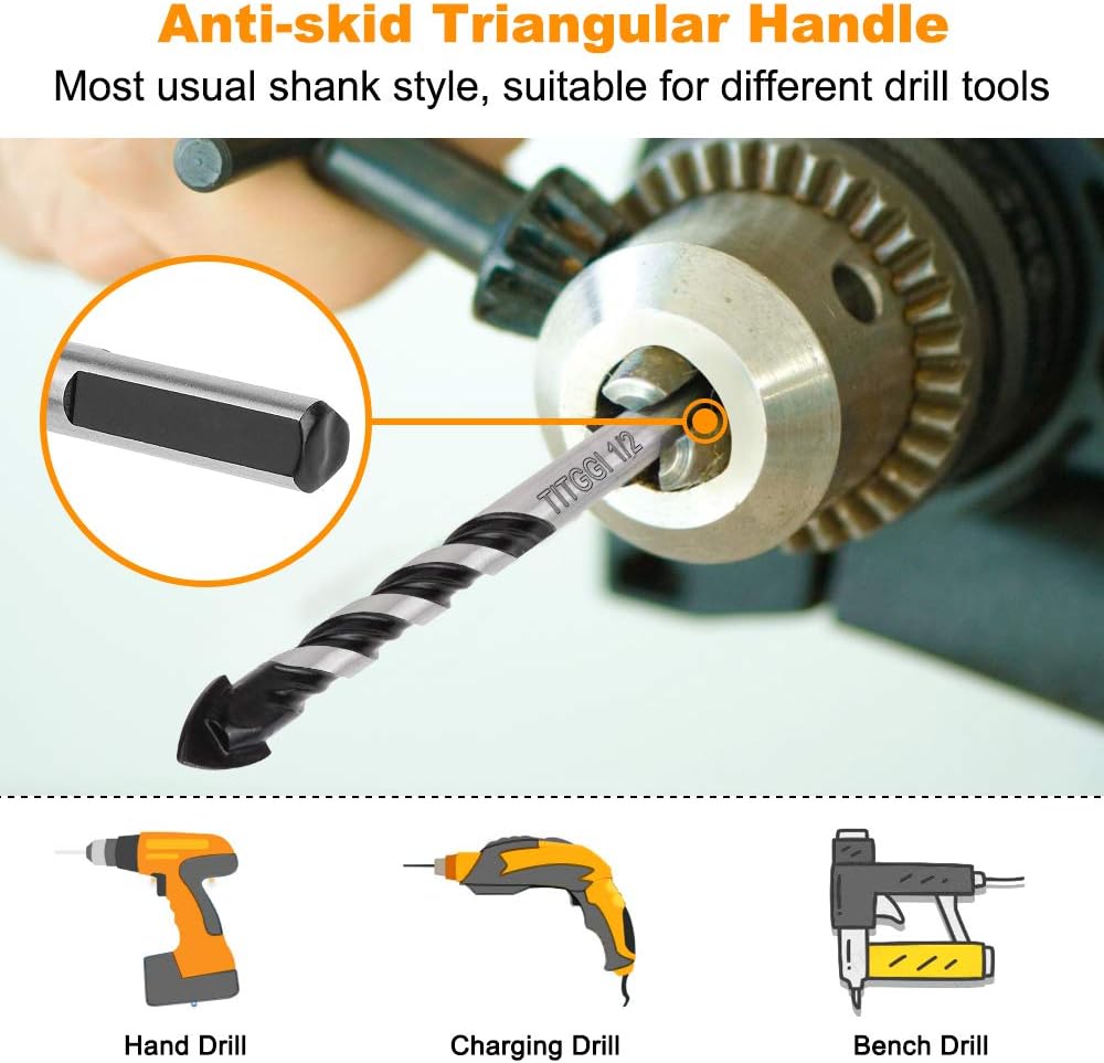 Thumbnail 5 de Camdios Glasbohrer-Set (5-tlg.) für Fliesen, Glas & Keramik – Bohrer 1/4" bis 1/2