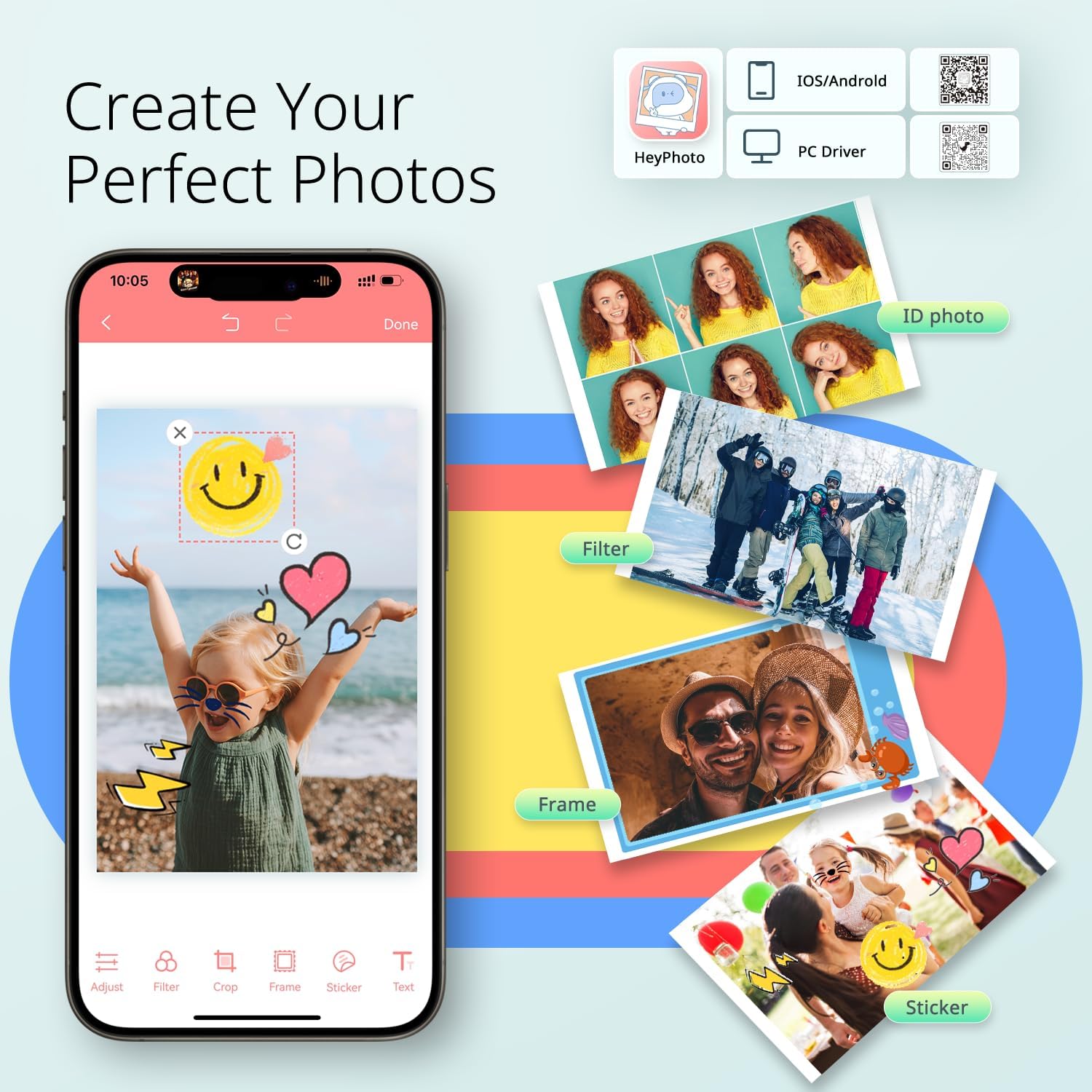 Detalle de YOTON Photo Printer 54‑sheet bundle