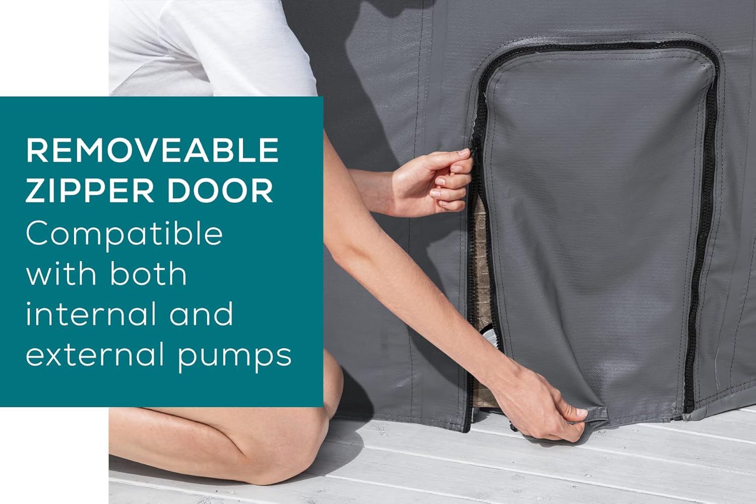 Thumbnail 4 de Bestway Lay-Z-Spa Xtras Thermo-Komplettabdeckung Ø196x71