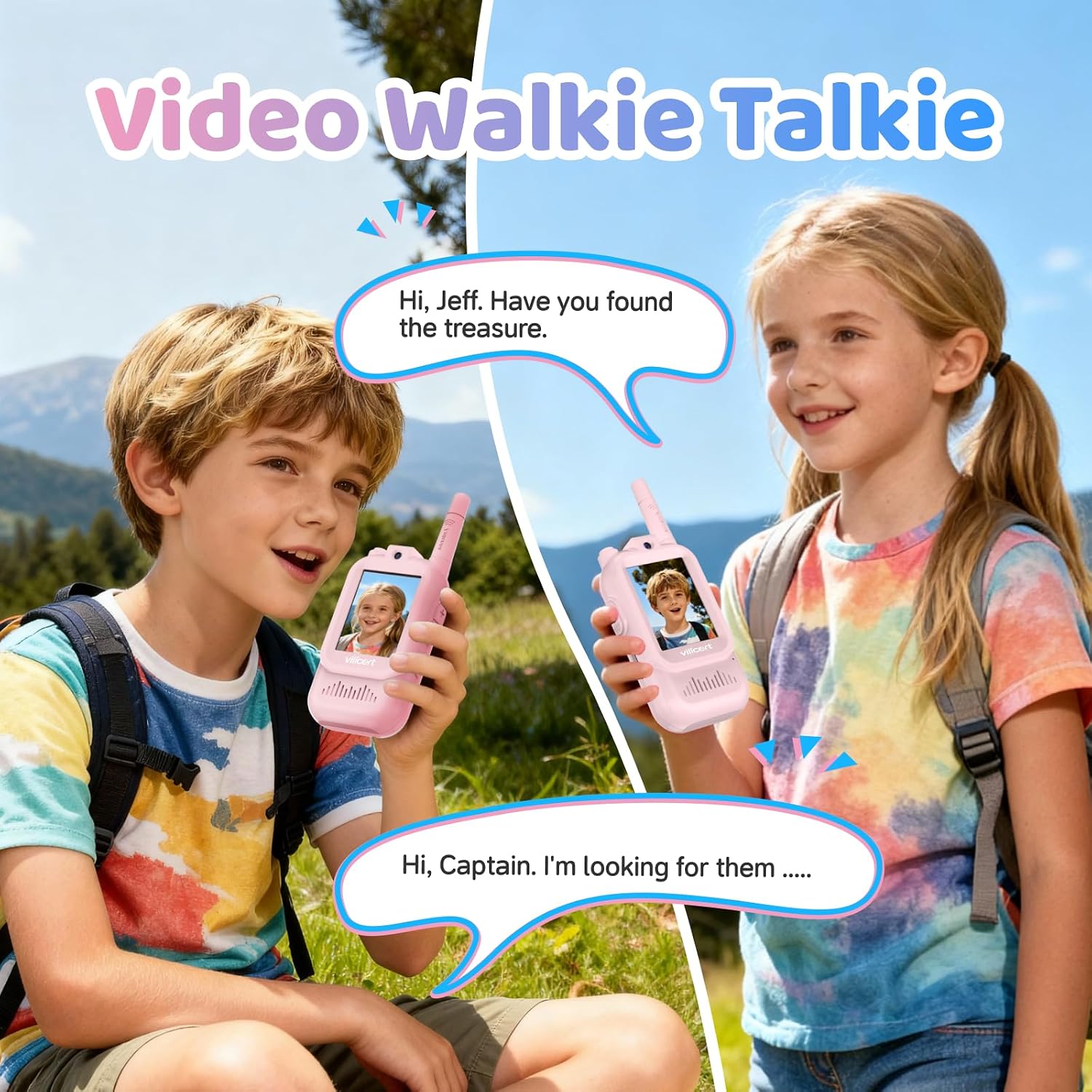 Detalle de Vilicert Kids Video Walkie-Talkies