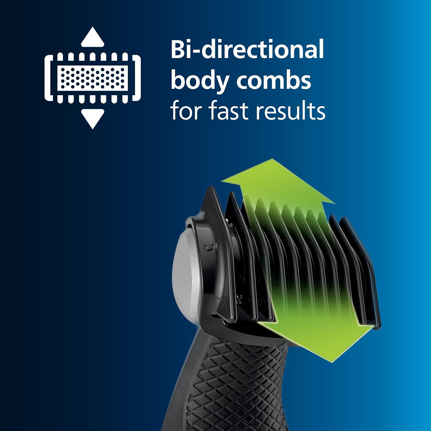 Thumbnail 3 de Philips Bodygroom Series 3000 BG3027/03 showerproof body groomer for groin, legs and more