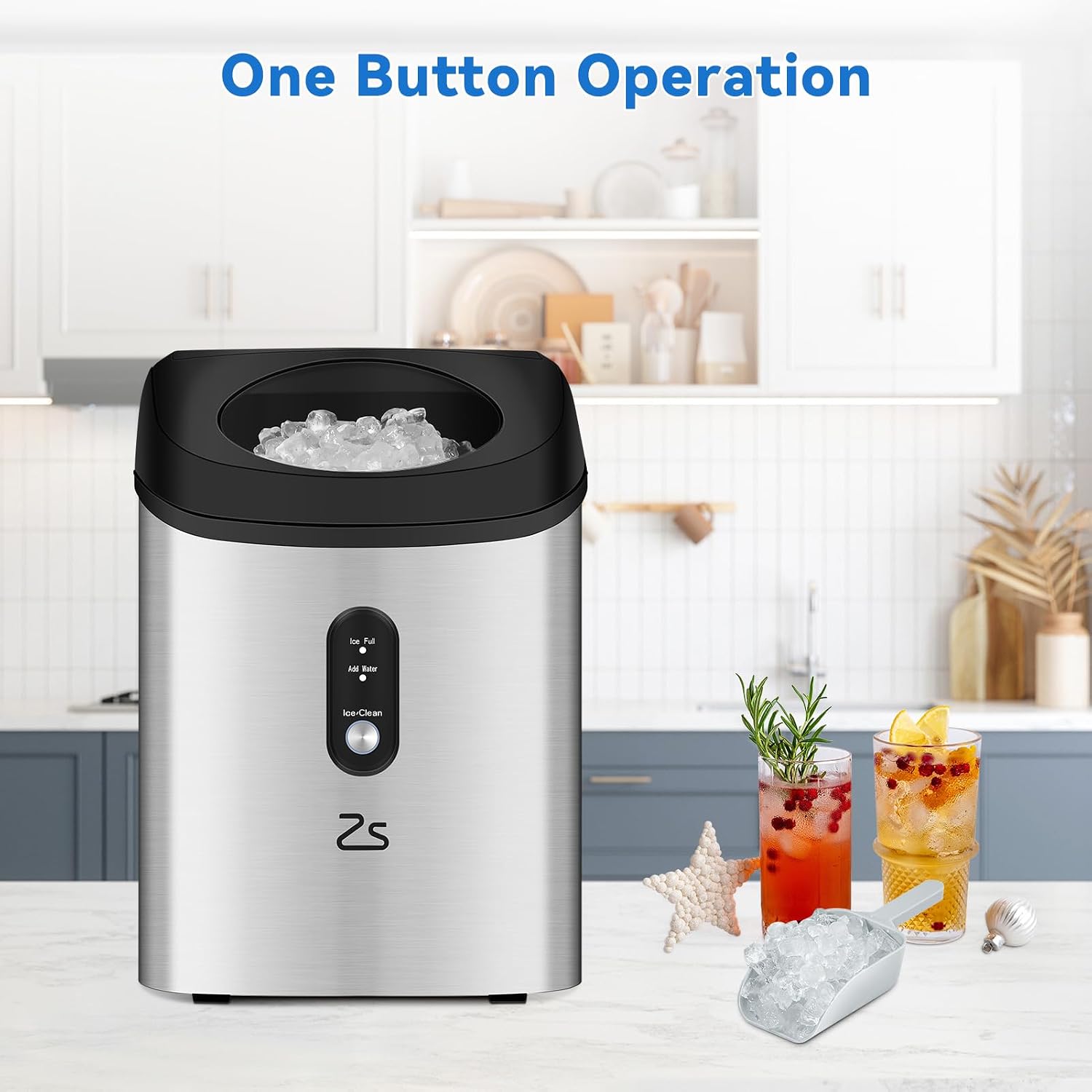 Thumbnail 2 de ACONEE Nugget Ice Maker 33 lbs