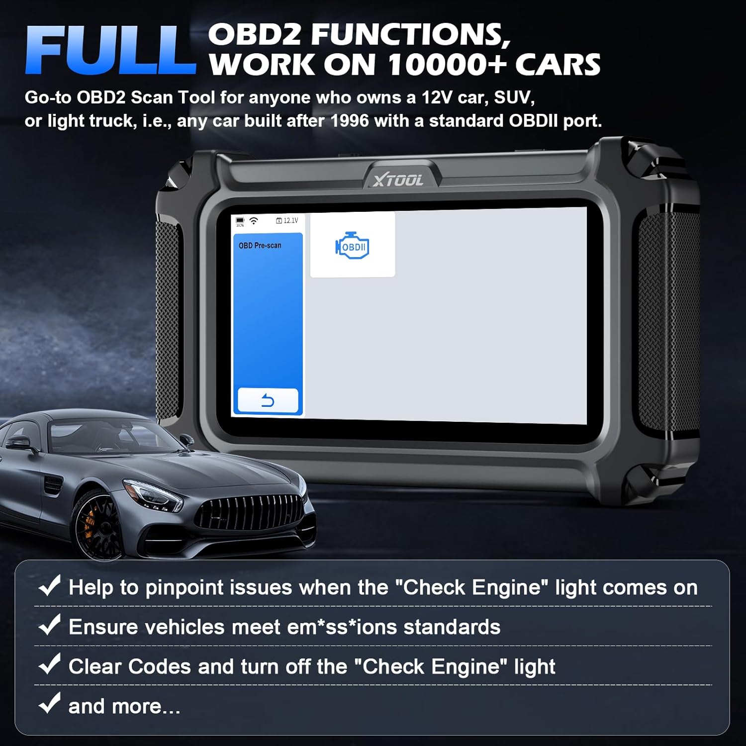 Thumbnail 4 de XTOOL D5 Car Code Reader with 10 Resets