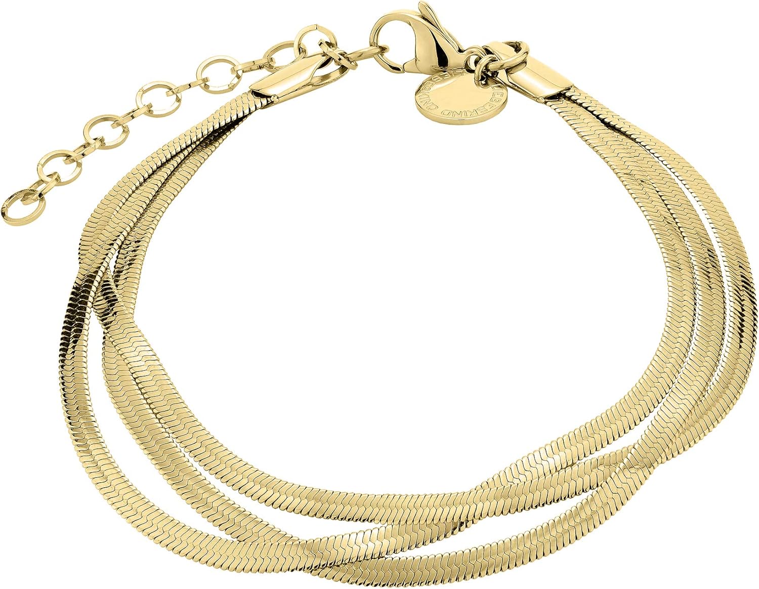Thumbnail 3 de LIEBESKIND BERLIN Sleekchain Armband für Damen aus Edelstahl – poliert, mit Karabinerverschluss, 21 cm