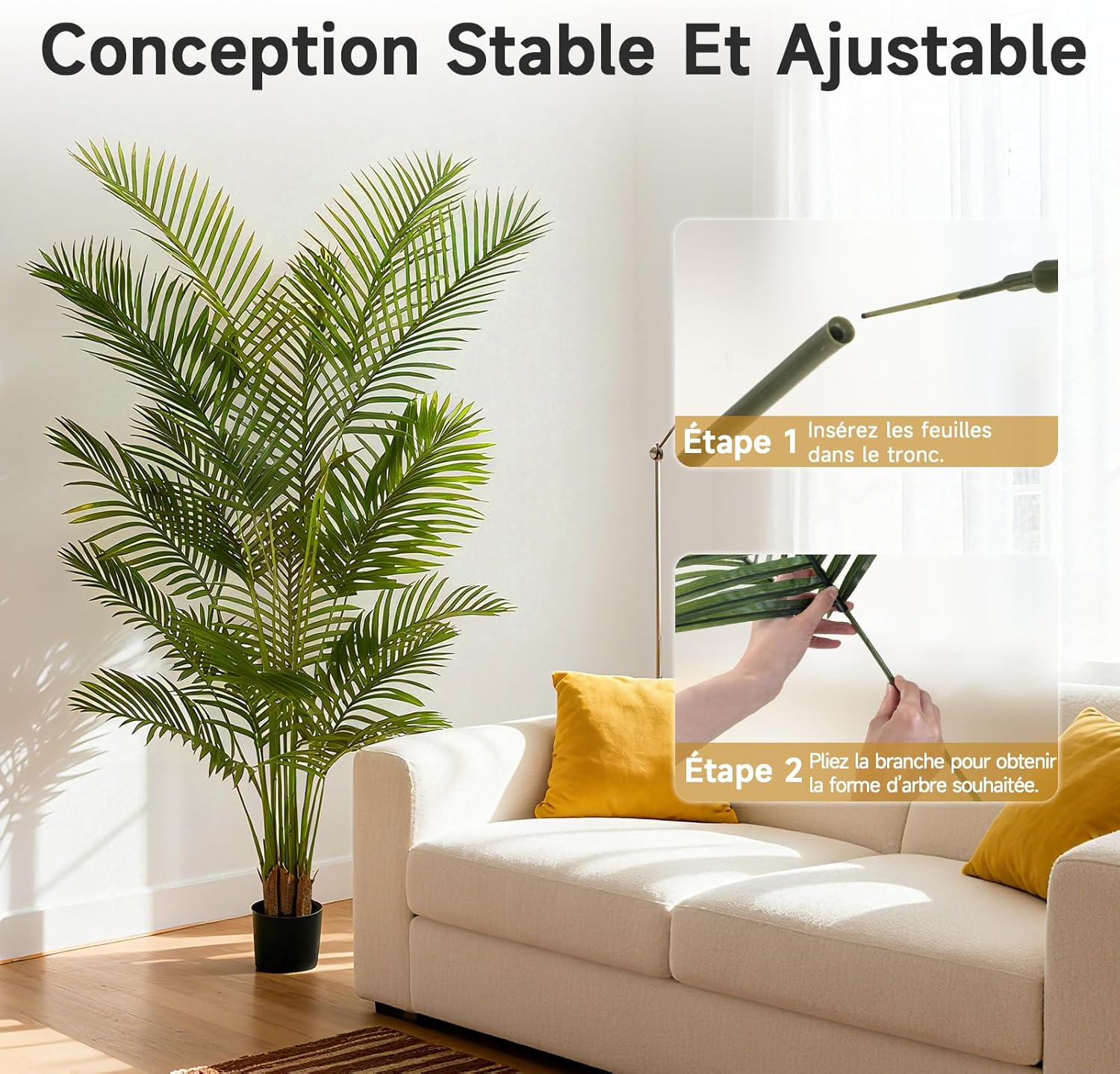 Thumbnail 3 de Hamlody Palmier artificiel 180 cm