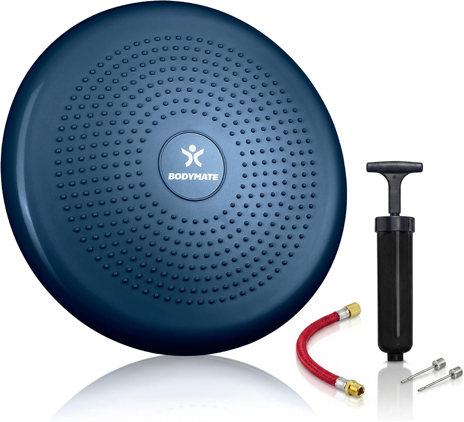 Thumbnail 1 de BODYMATE Balance Kissen mit Pumpe, Ø 34 cm – Propriozeptives Kissen für Rücken, Core-Training und Reha
