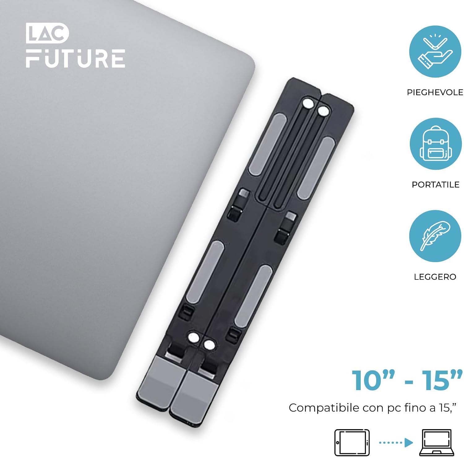 Detalle 2 de LAC FUTURE Supporto PC Portatile 7 livelli