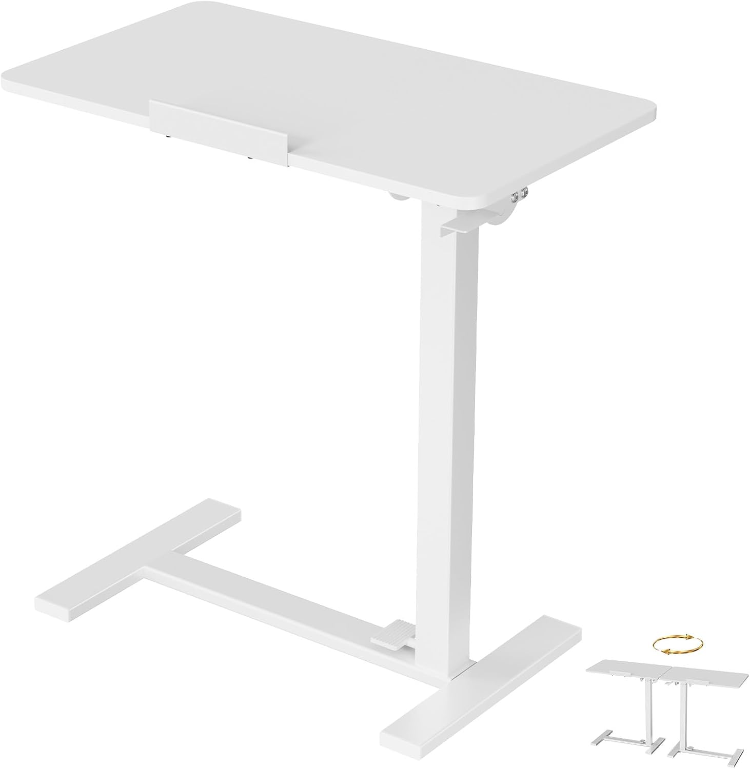 Detalle de DUMOS Overbed Table, 20 lb Capacity